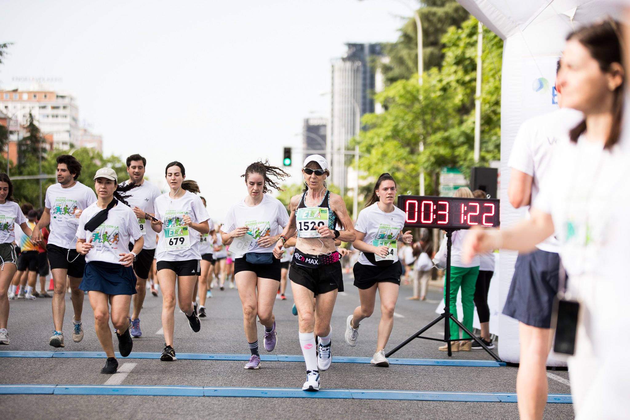 Fotos de la llegada a meta de la III Carrera Madrid con la ELA. LateMiLente 165