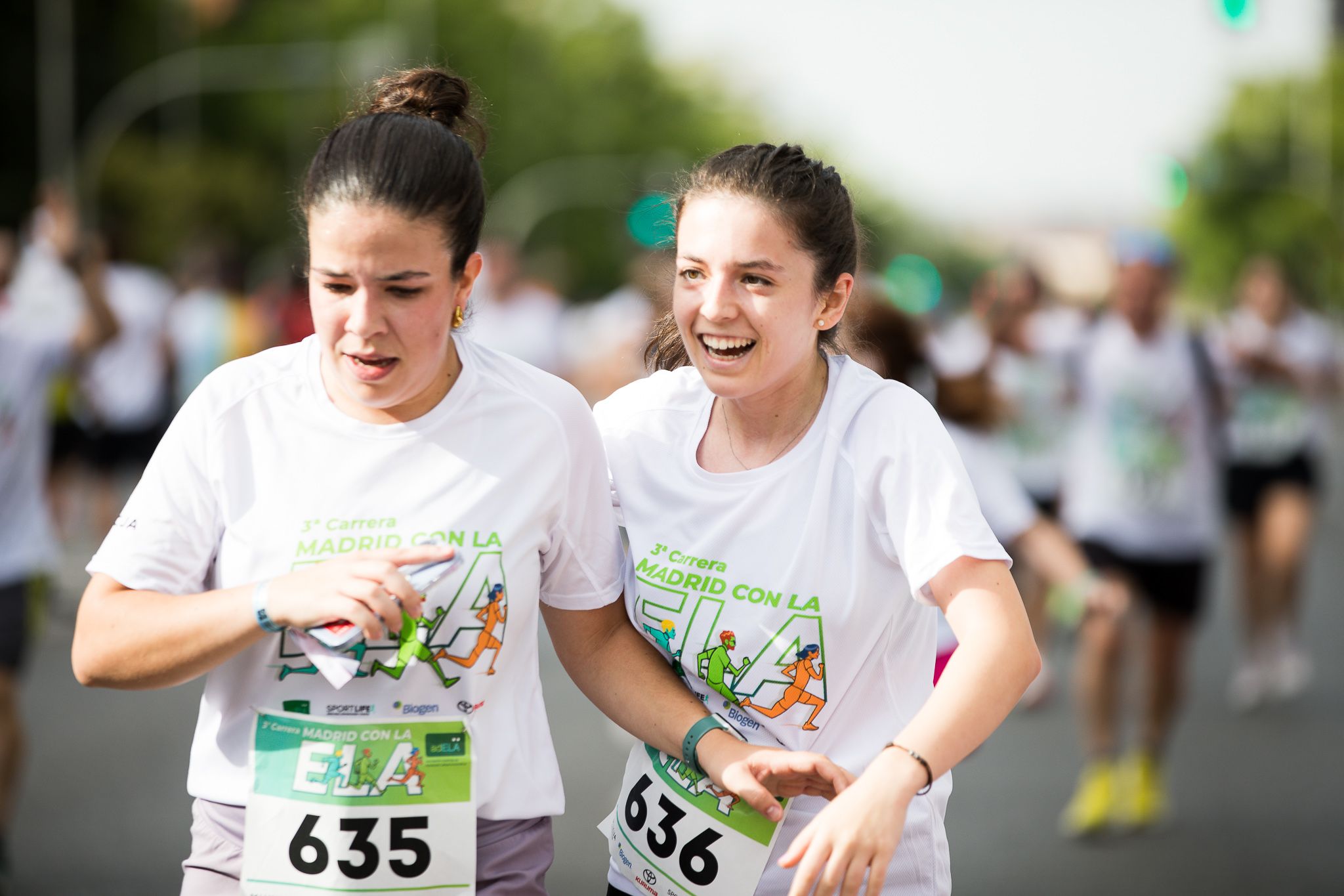 Fotos de la llegada a meta de la III Carrera Madrid con la ELA. LateMiLente 170