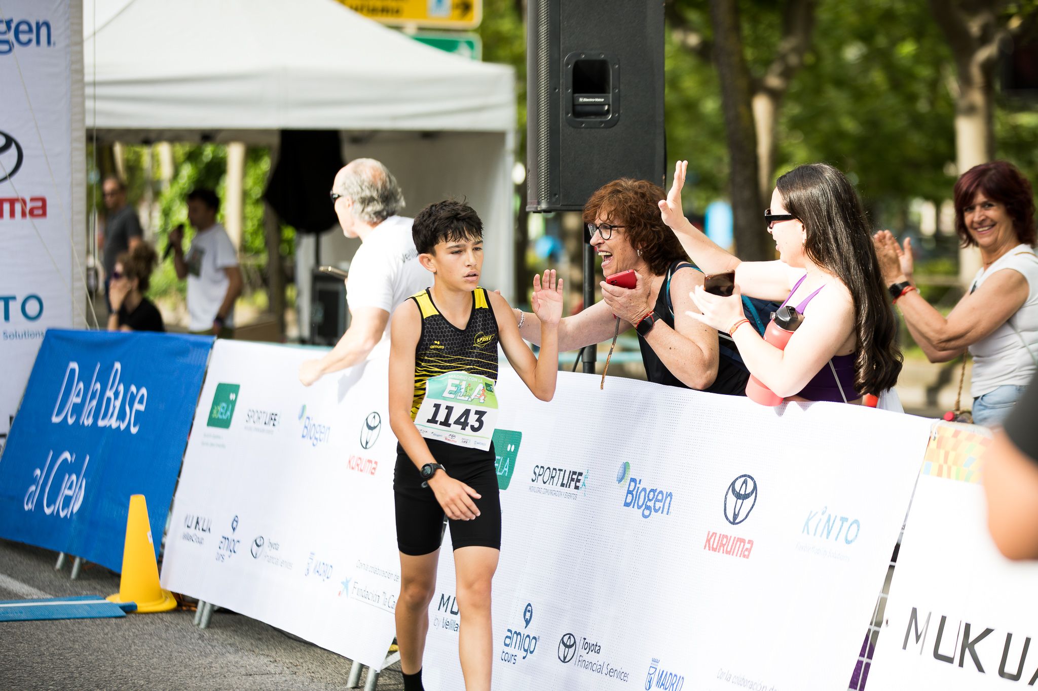 Fotos de la llegada a meta de la III Carrera Madrid con la ELA. LateMiLente 23