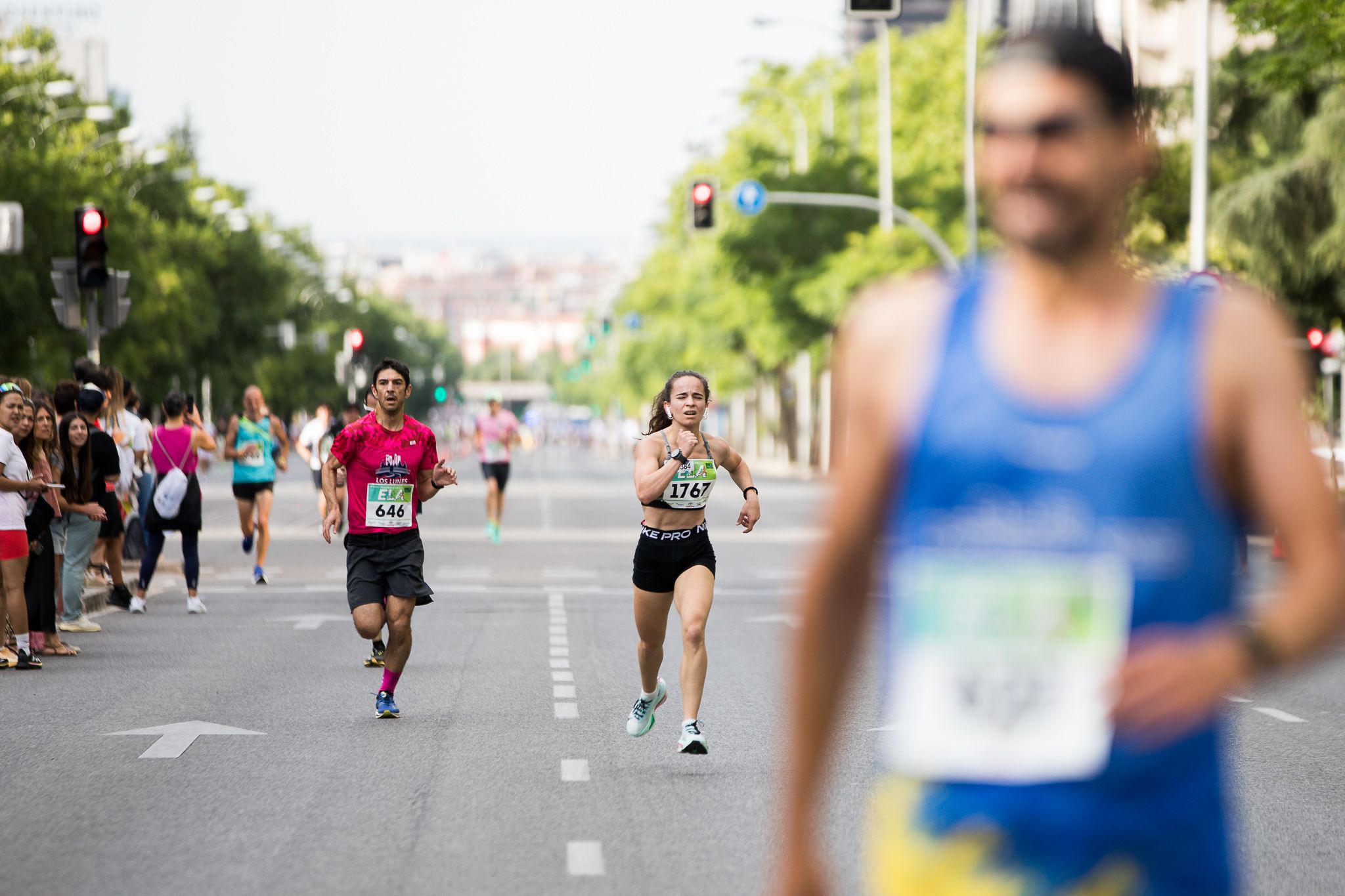 Fotos de la llegada a meta de la III Carrera Madrid con la ELA. LateMiLente 26