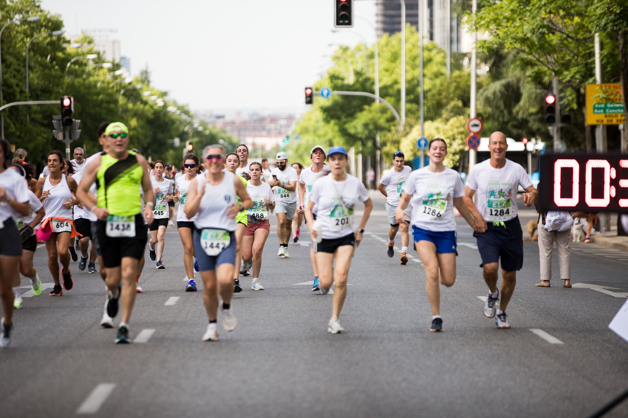 Fotos de la llegada a meta de la III Carrera Madrid con la ELA. LateMiLente 177