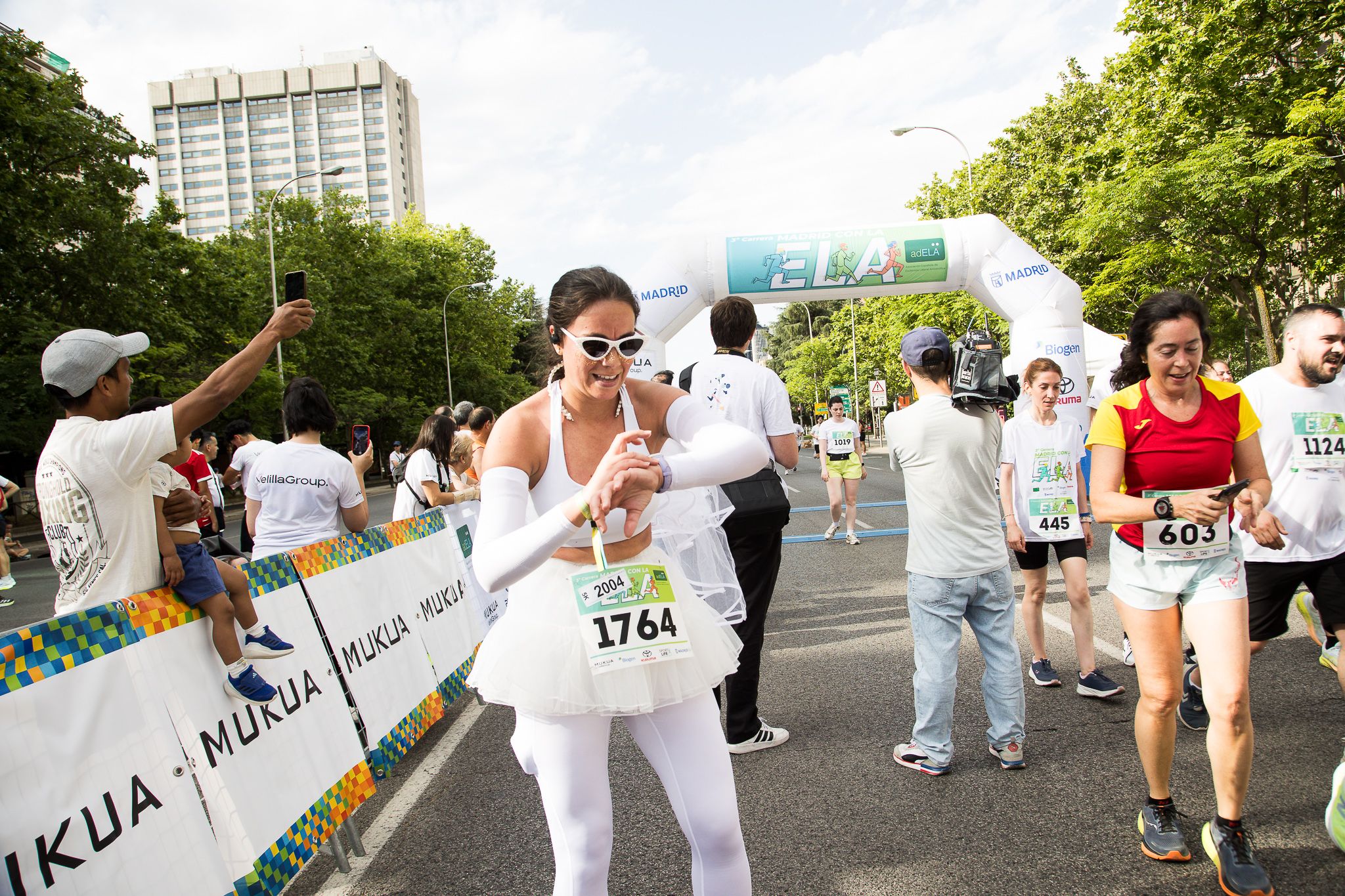 Fotos de la llegada a meta de la III Carrera Madrid con la ELA. LateMiLente 178