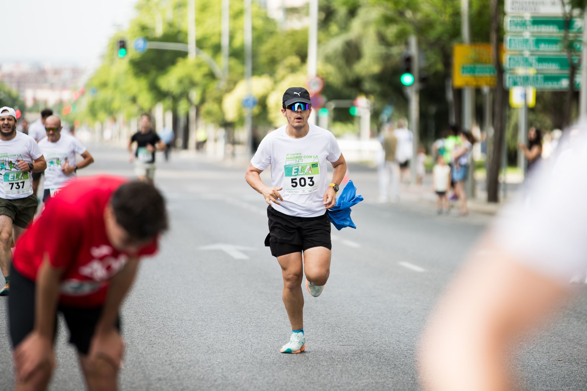 Fotos de la llegada a meta de la III Carrera Madrid con la ELA. LateMiLente 32
