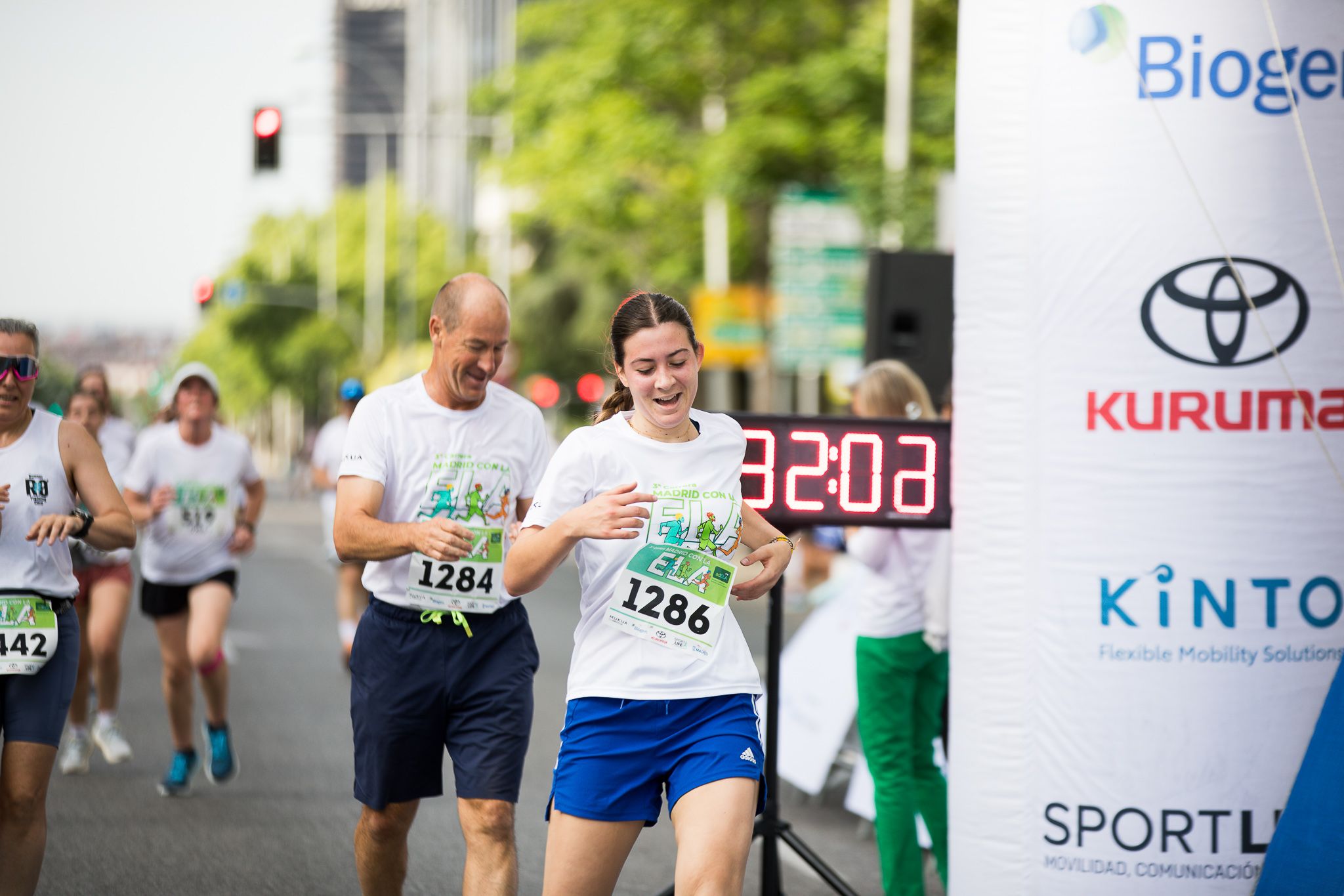 Fotos de la llegada a meta de la III Carrera Madrid con la ELA. LateMiLente 182