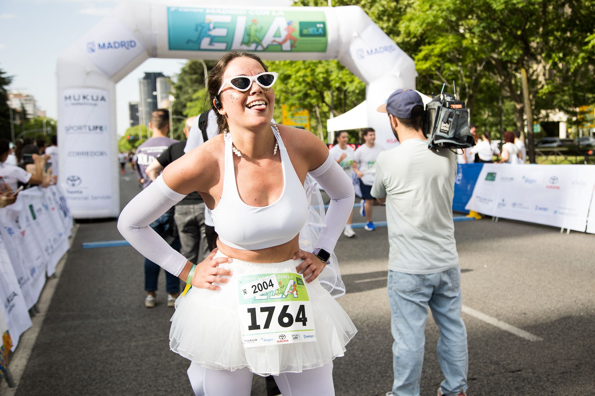 Fotos de la llegada a meta de la III Carrera Madrid con la ELA. LateMiLente 183
