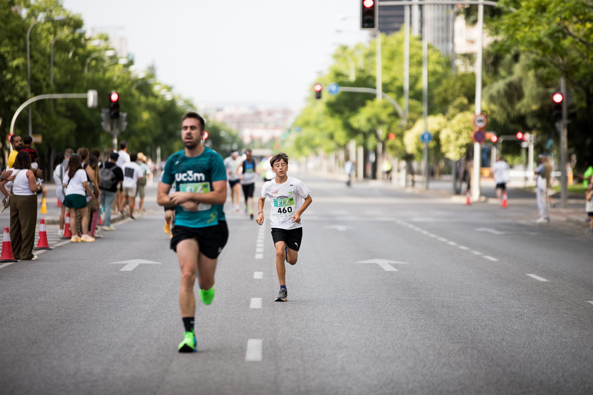 Fotos de la llegada a meta de la III Carrera Madrid con la ELA. LateMiLente 35