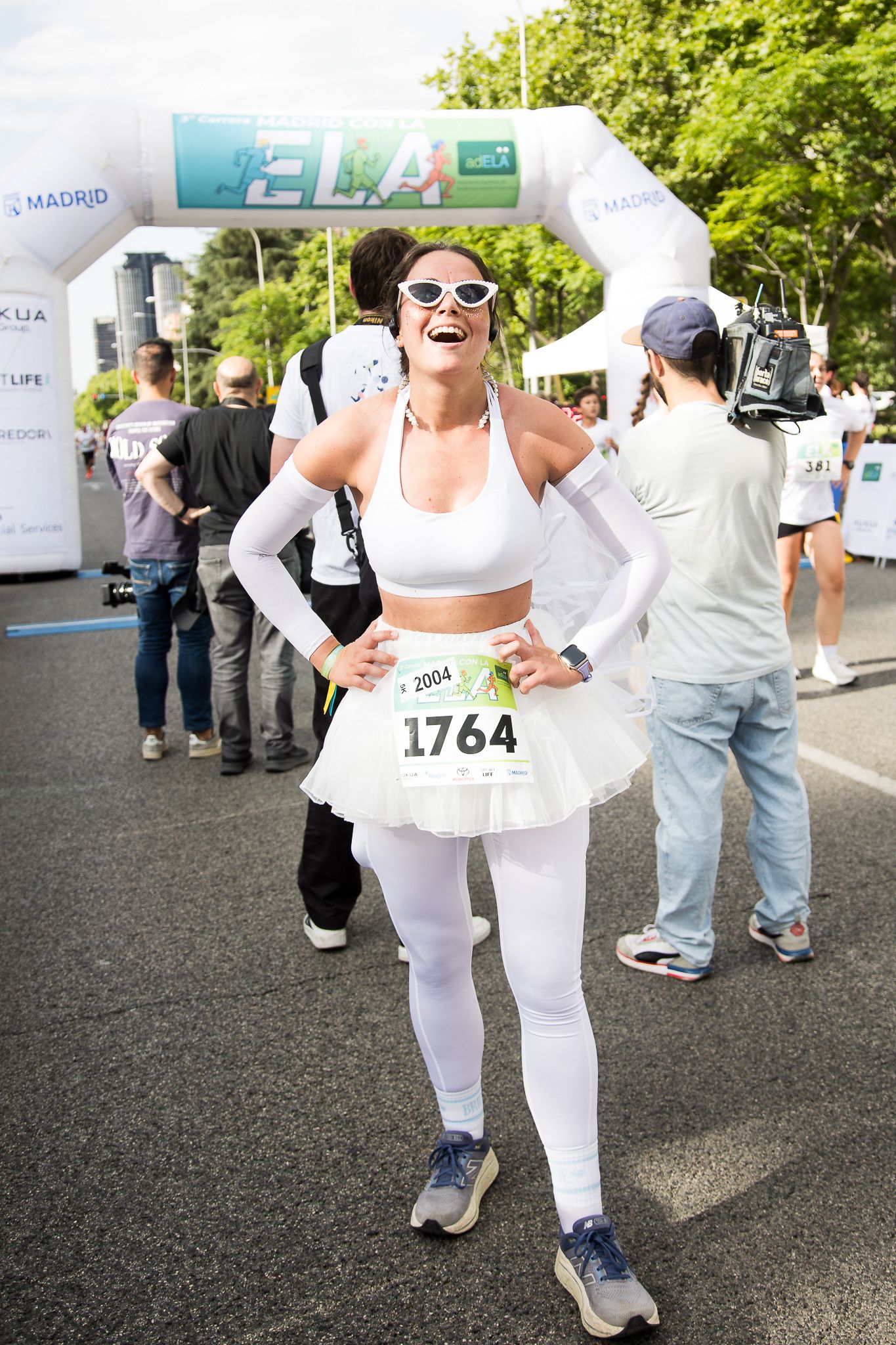 Fotos de la llegada a meta de la III Carrera Madrid con la ELA. LateMiLente 184