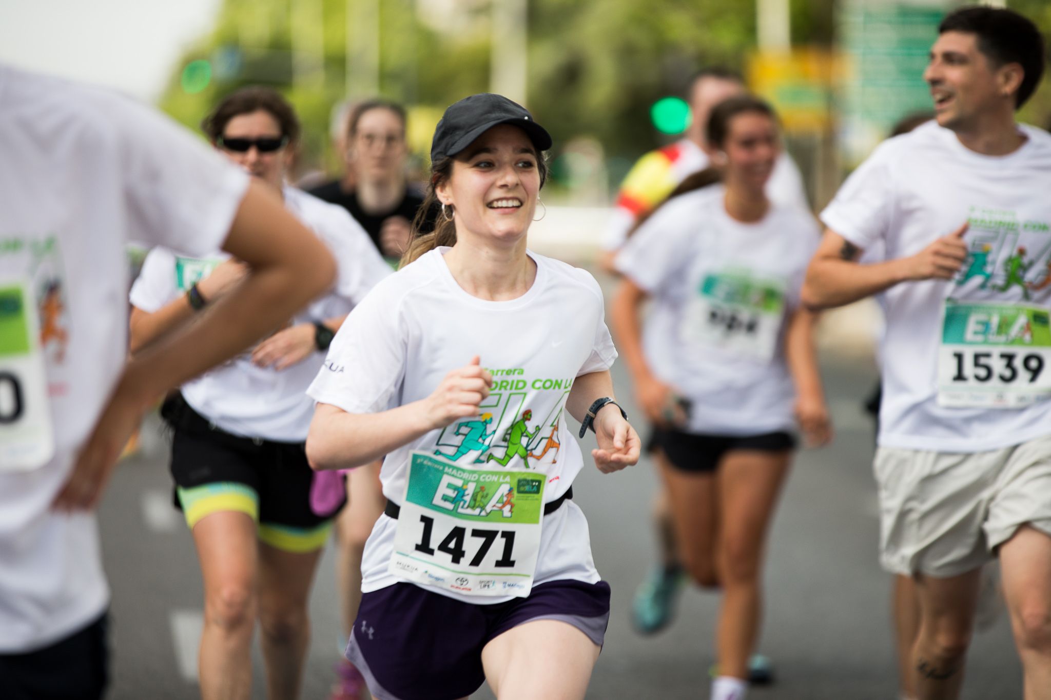 Fotos de la llegada a meta de la III Carrera Madrid con la ELA. LateMiLente 185