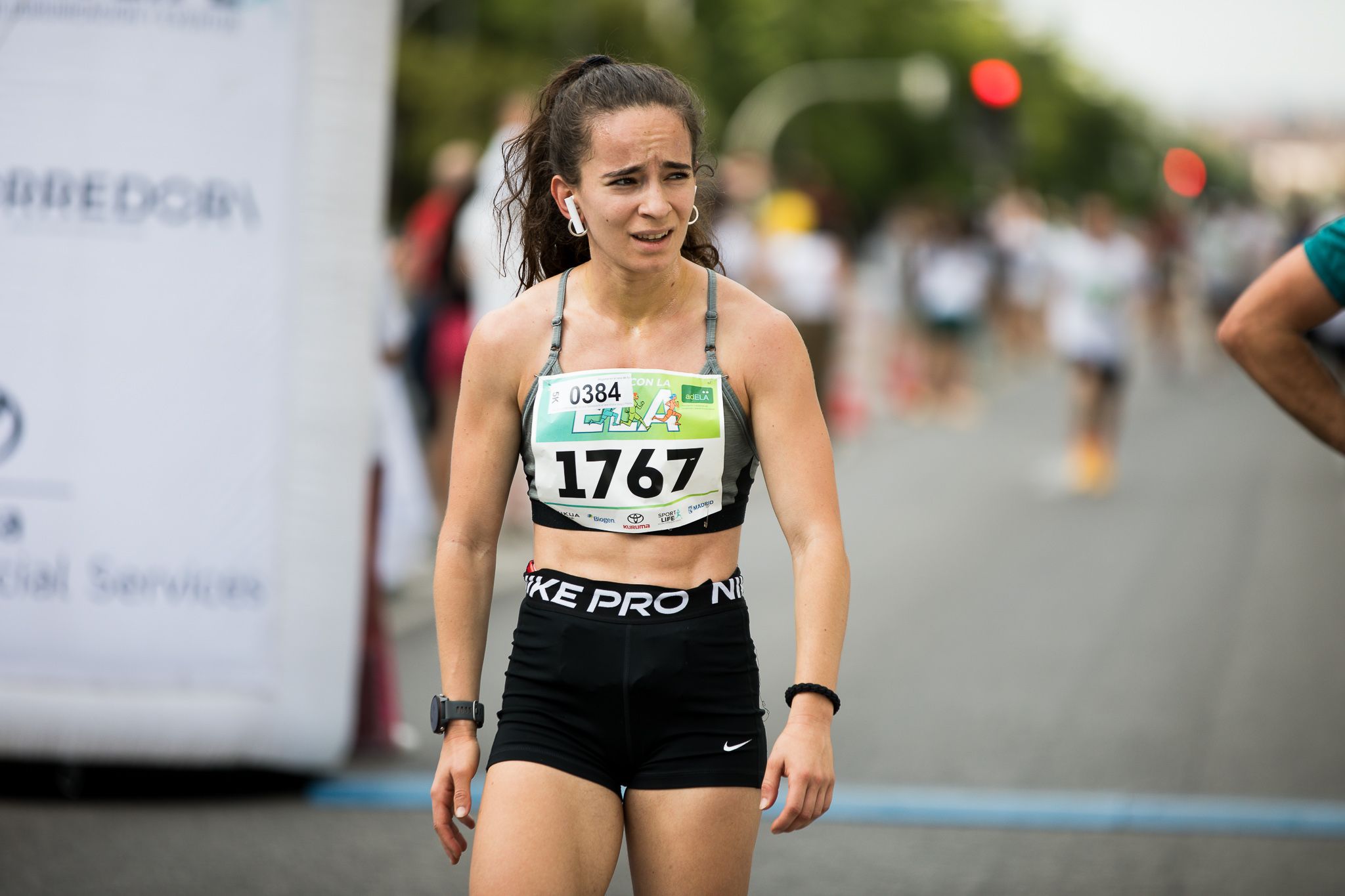 Fotos de la llegada a meta de la III Carrera Madrid con la ELA. LateMiLente 37
