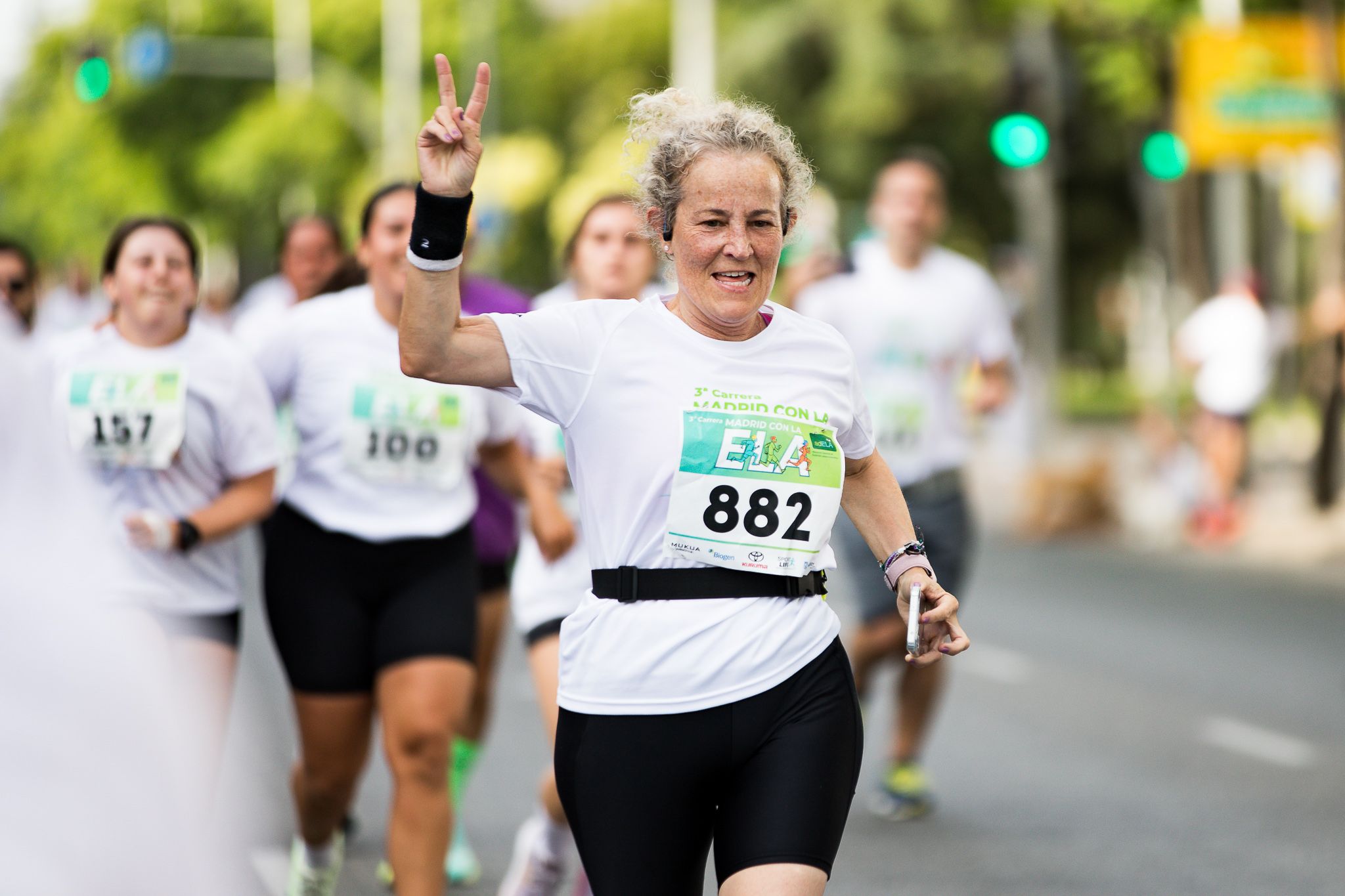 Fotos de la llegada a meta de la III Carrera Madrid con la ELA. LateMiLente 189