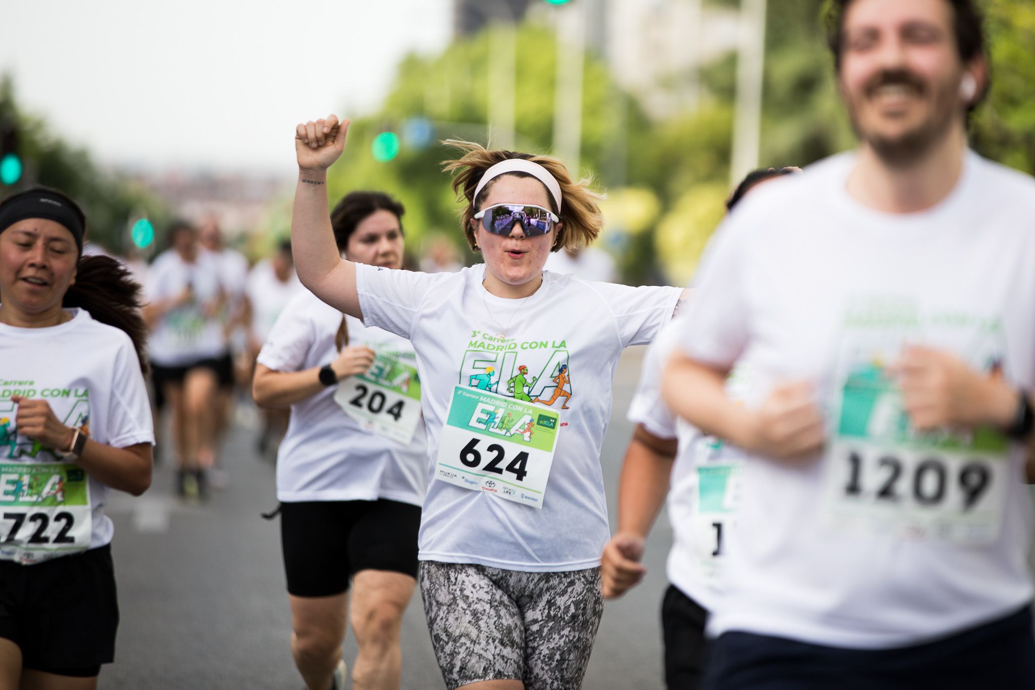 Fotos de la llegada a meta de la III Carrera Madrid con la ELA. LateMiLente 190