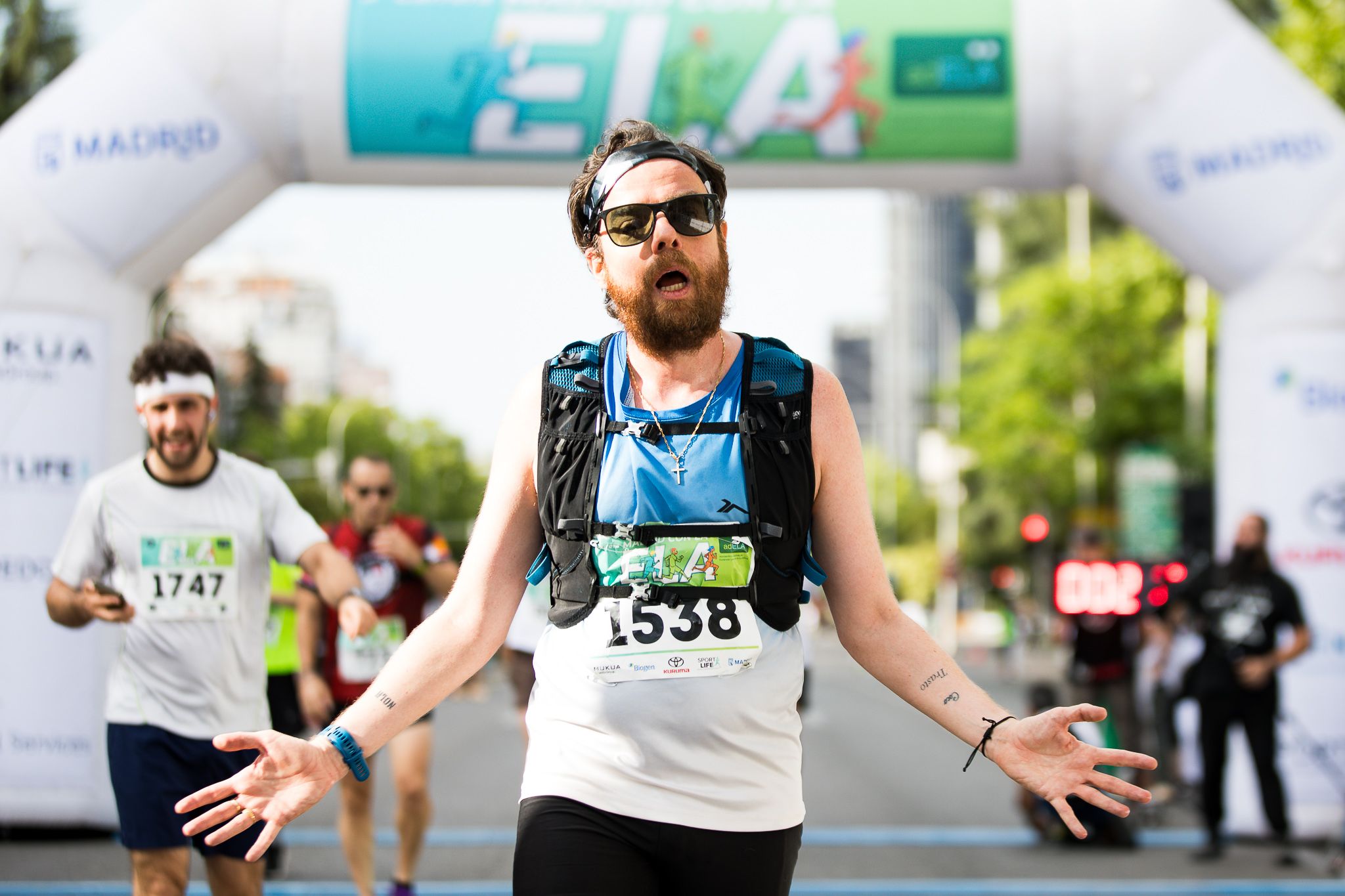 Fotos de la llegada a meta de la III Carrera Madrid con la ELA. LateMiLente 42