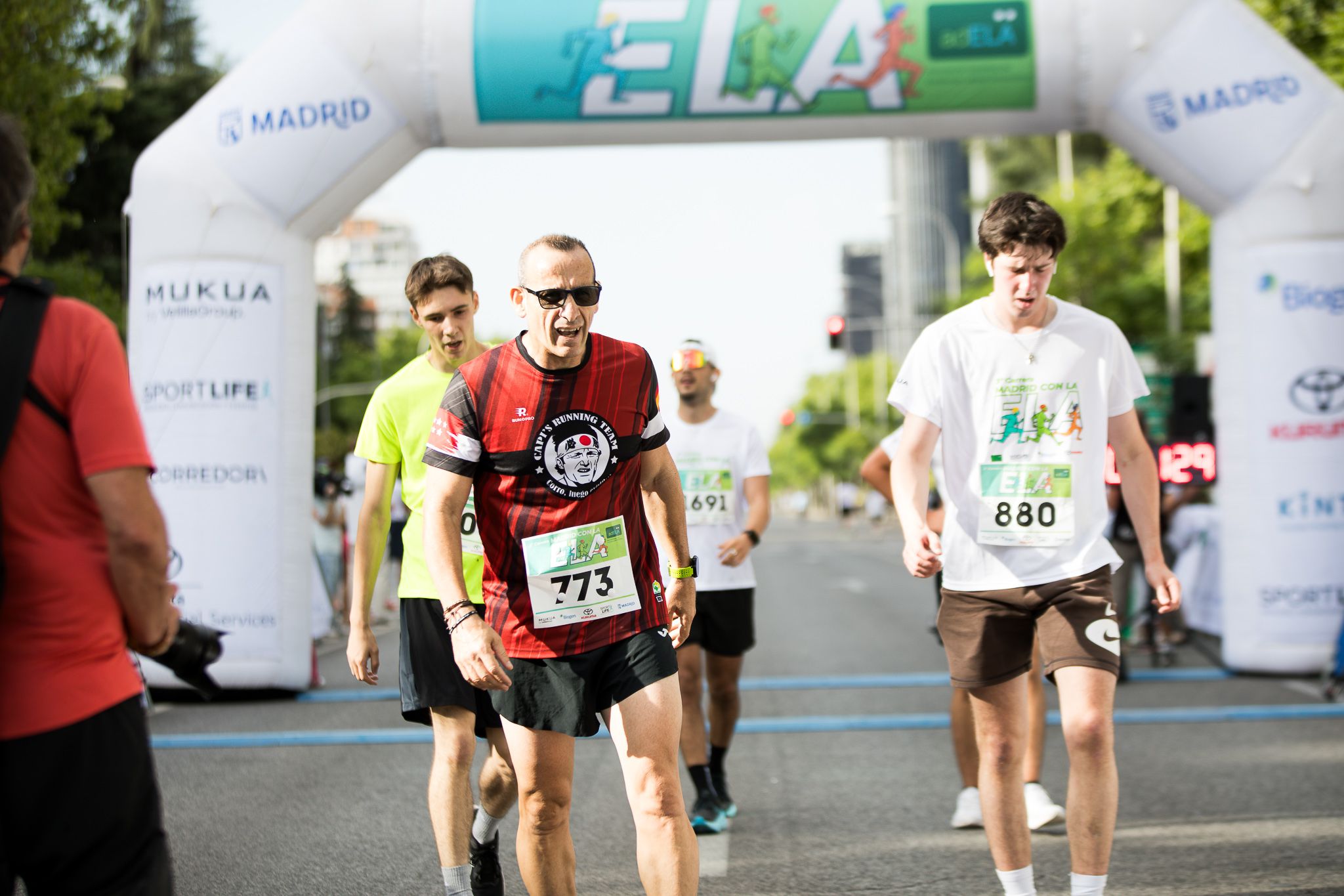 Fotos de la llegada a meta de la III Carrera Madrid con la ELA. LateMiLente 43