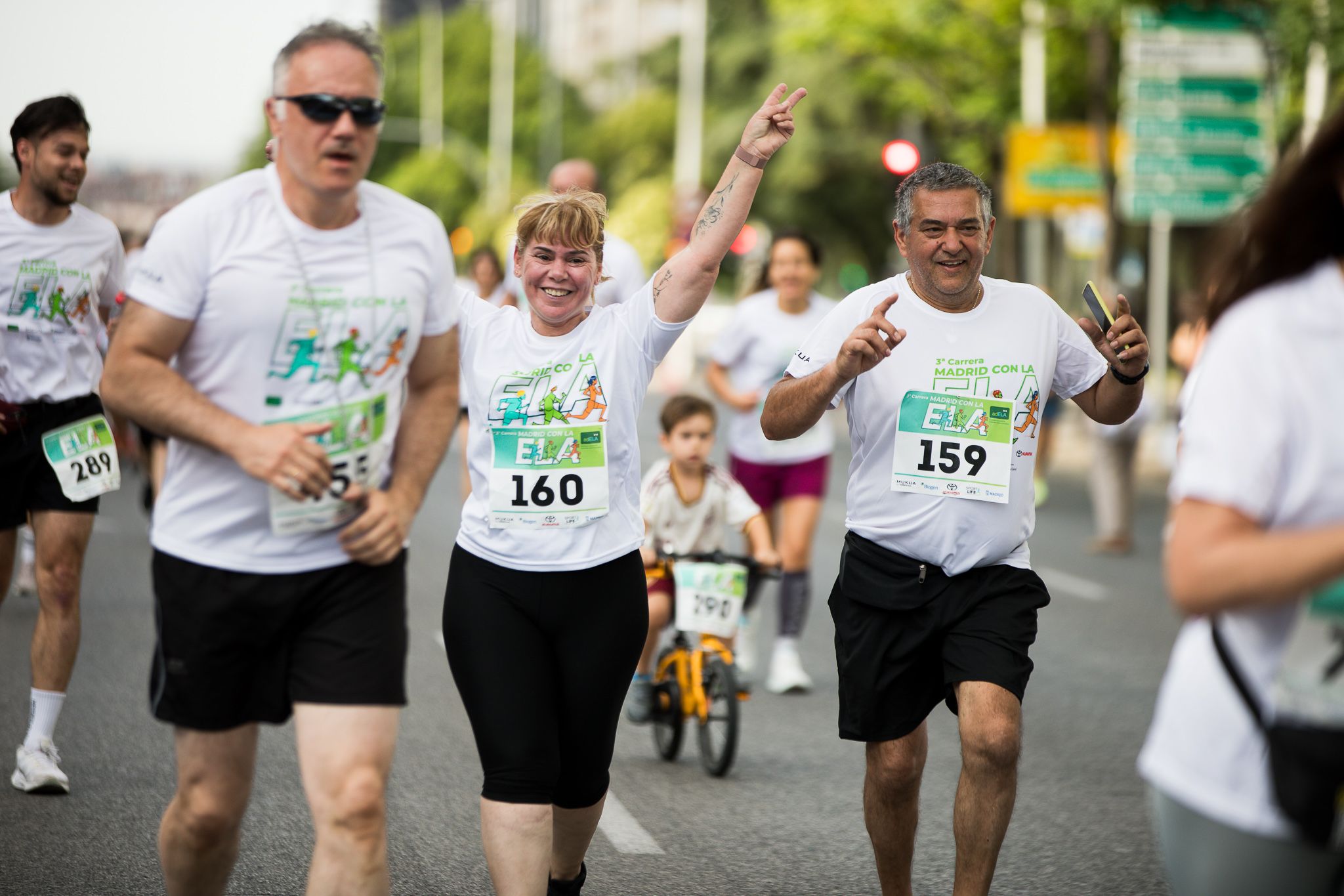 Fotos de la llegada a meta de la III Carrera Madrid con la ELA. LateMiLente 193