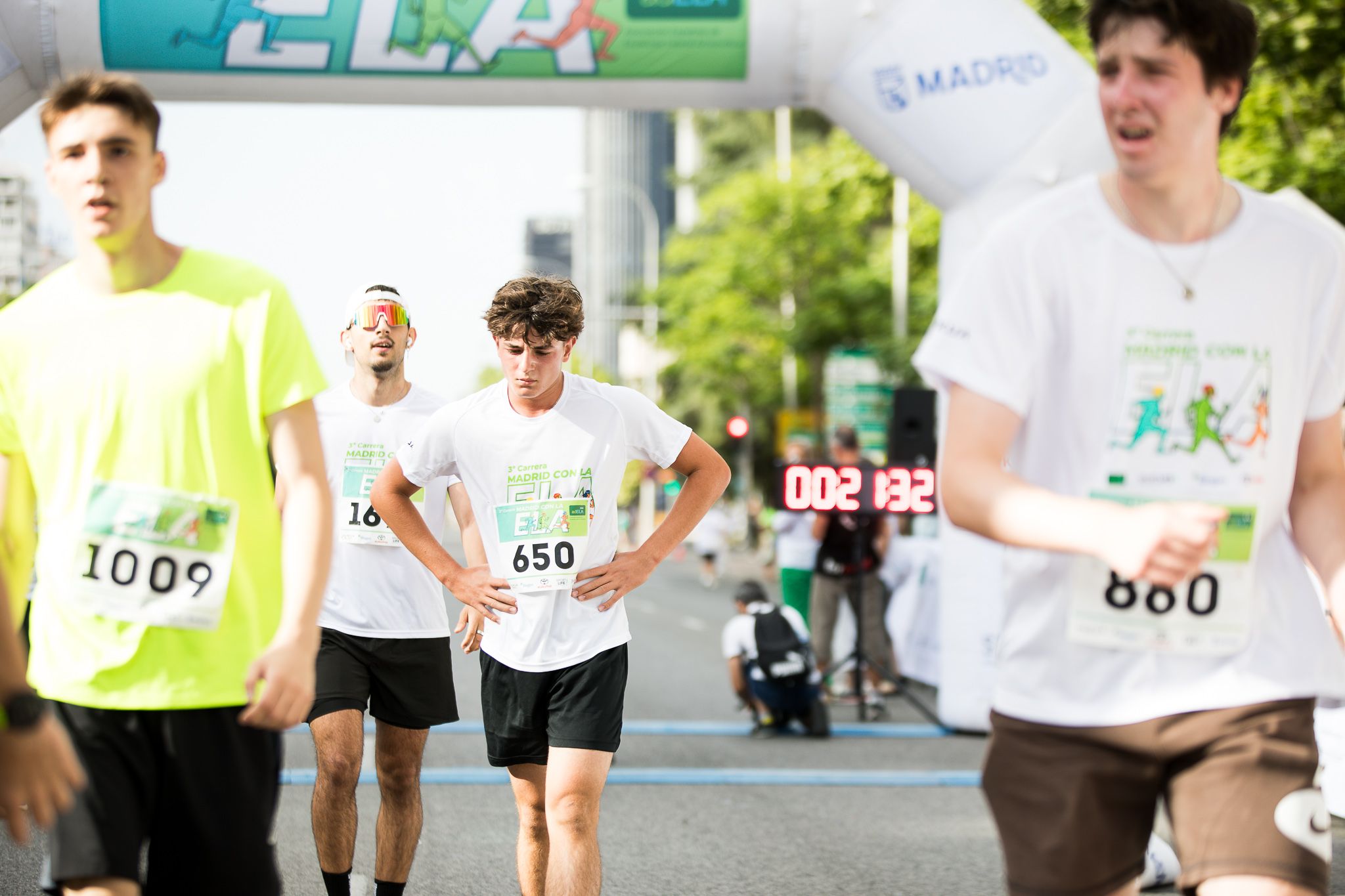 Fotos de la llegada a meta de la III Carrera Madrid con la ELA. LateMiLente 45