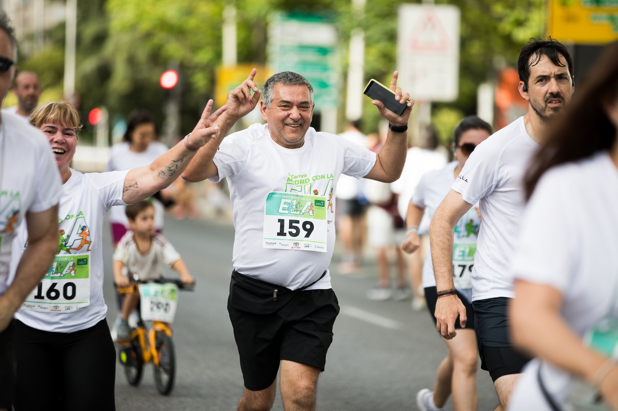 Fotos de la llegada a meta de la III Carrera Madrid con la ELA. LateMiLente 194