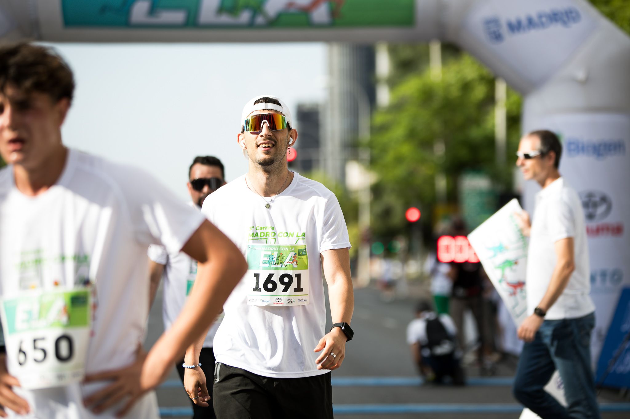 Fotos de la llegada a meta de la III Carrera Madrid con la ELA. LateMiLente 46