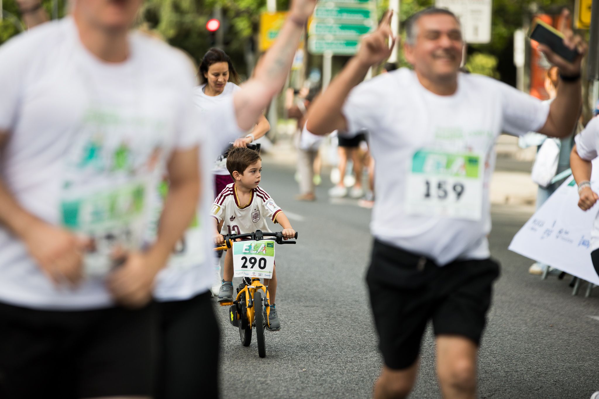 Fotos de la llegada a meta de la III Carrera Madrid con la ELA. LateMiLente 195
