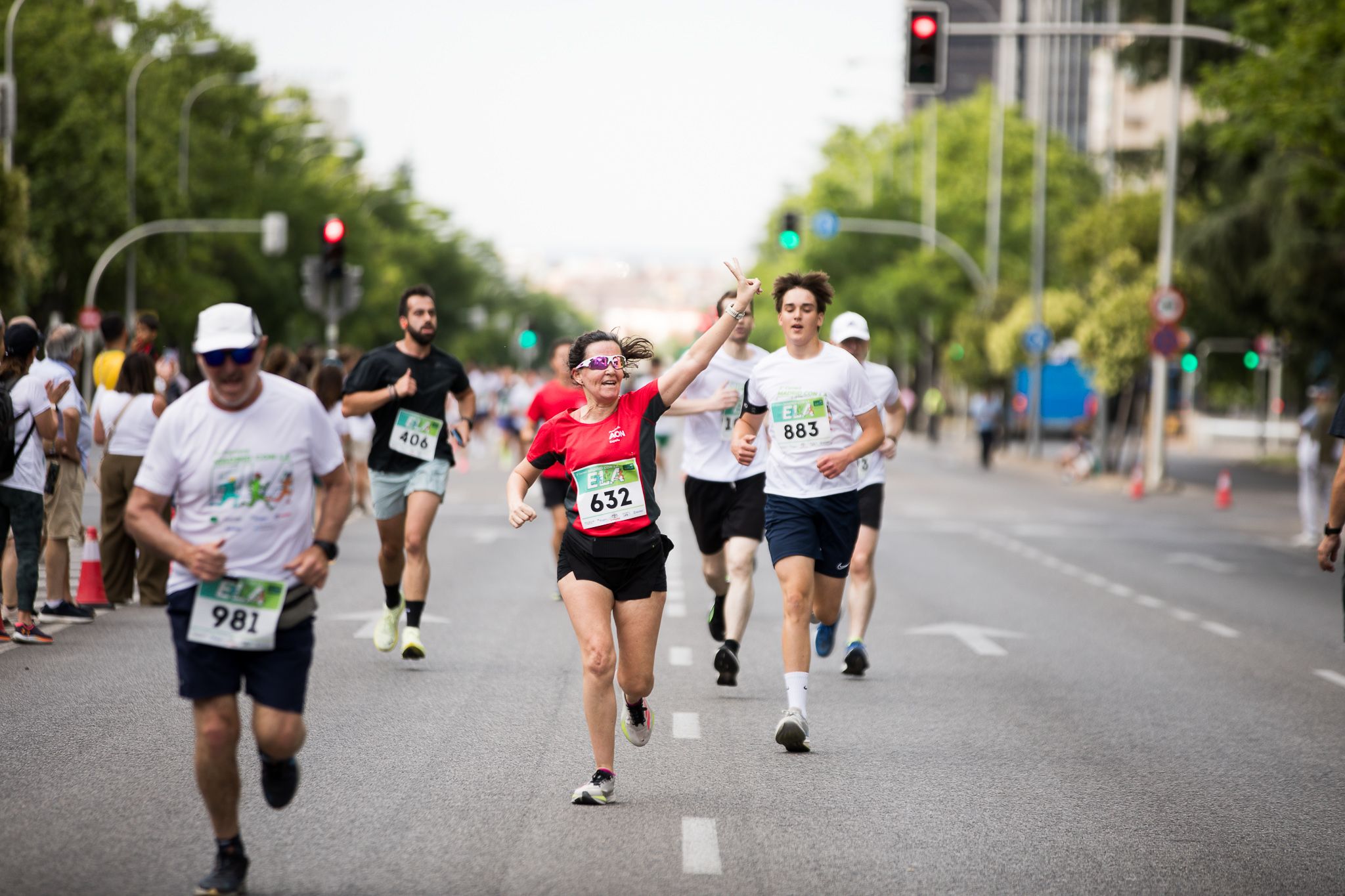 Fotos de la llegada a meta de la III Carrera Madrid con la ELA. LateMiLente 49