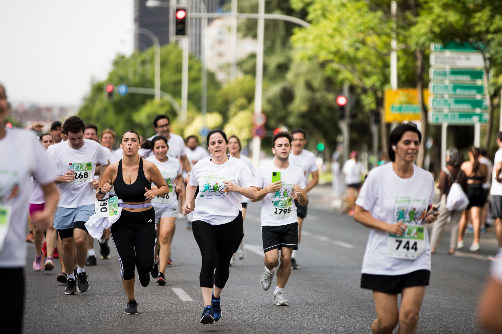 Fotos de la llegada a meta de la III Carrera Madrid con la ELA. LateMiLente 198