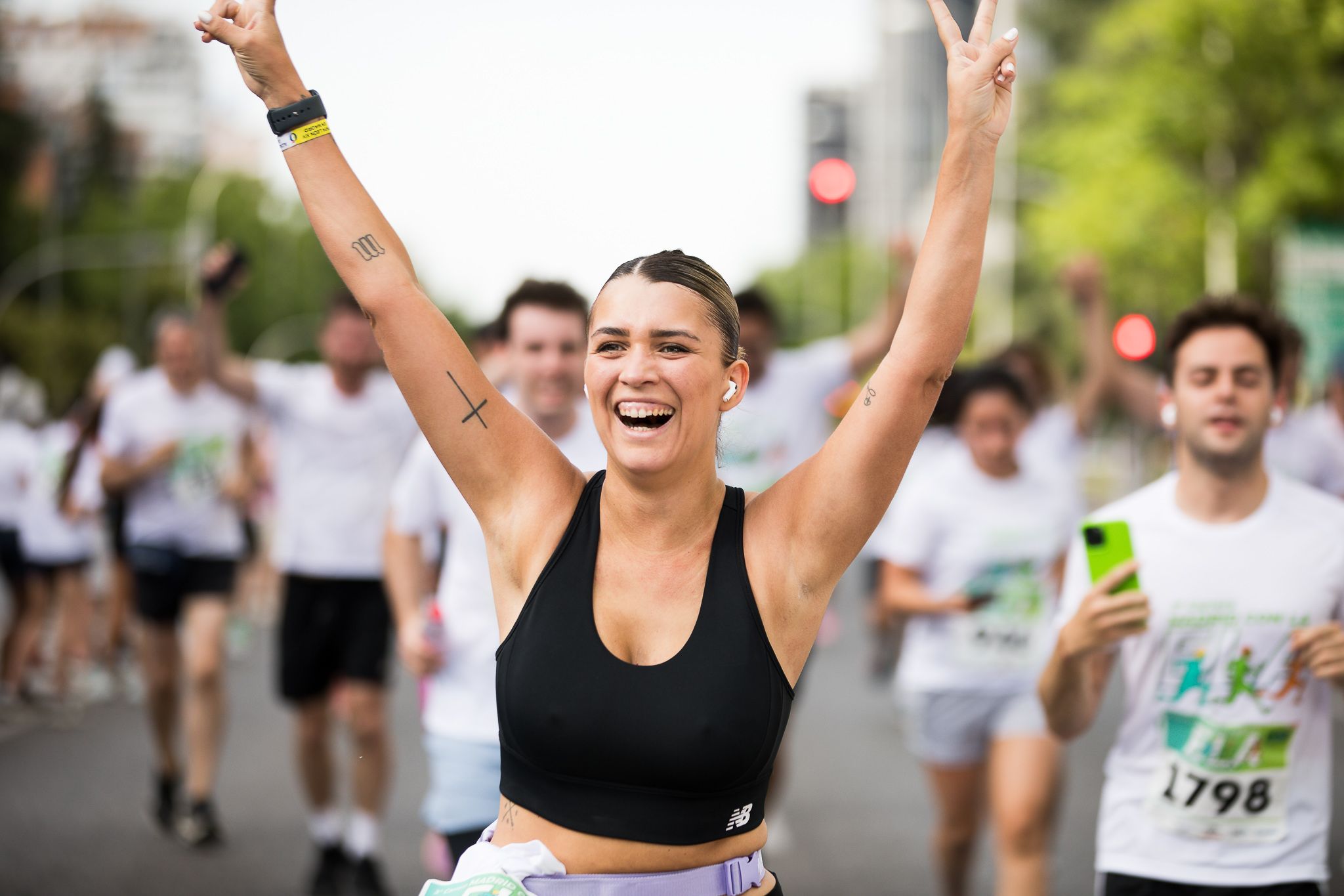 Fotos de la llegada a meta de la III Carrera Madrid con la ELA. LateMiLente 199