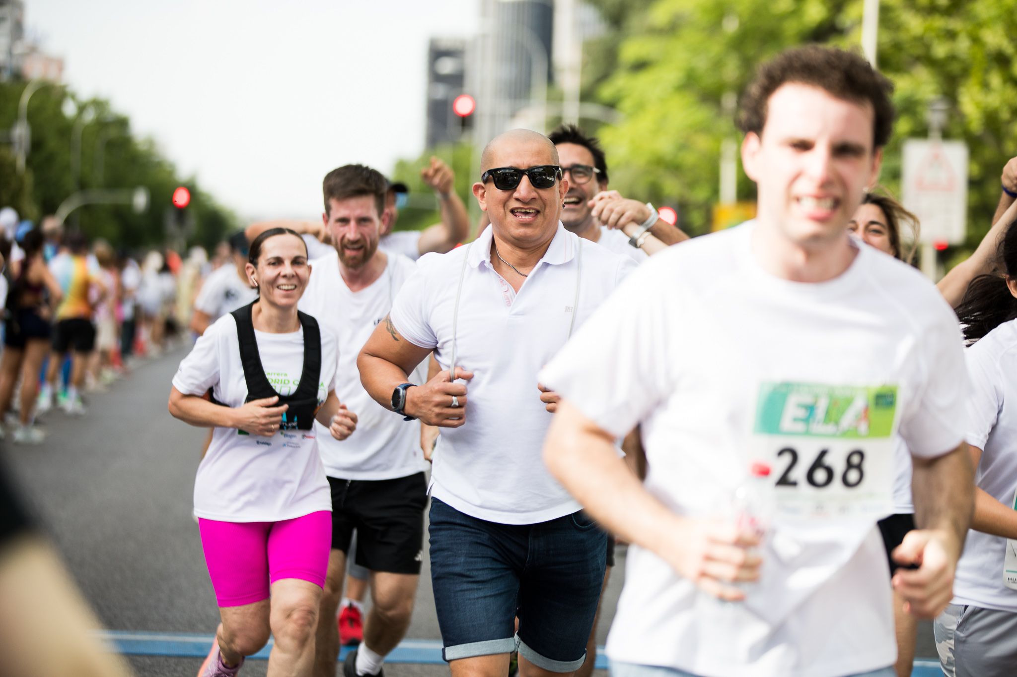 Fotos de la llegada a meta de la III Carrera Madrid con la ELA. LateMiLente 200
