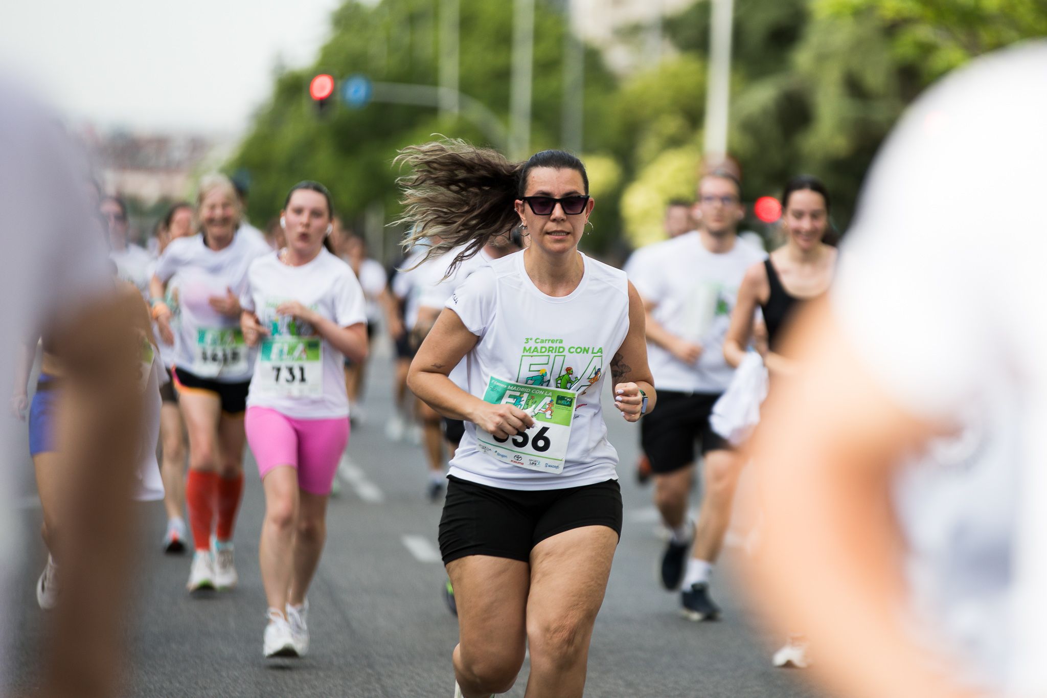 Fotos de la llegada a meta de la III Carrera Madrid con la ELA. LateMiLente 201