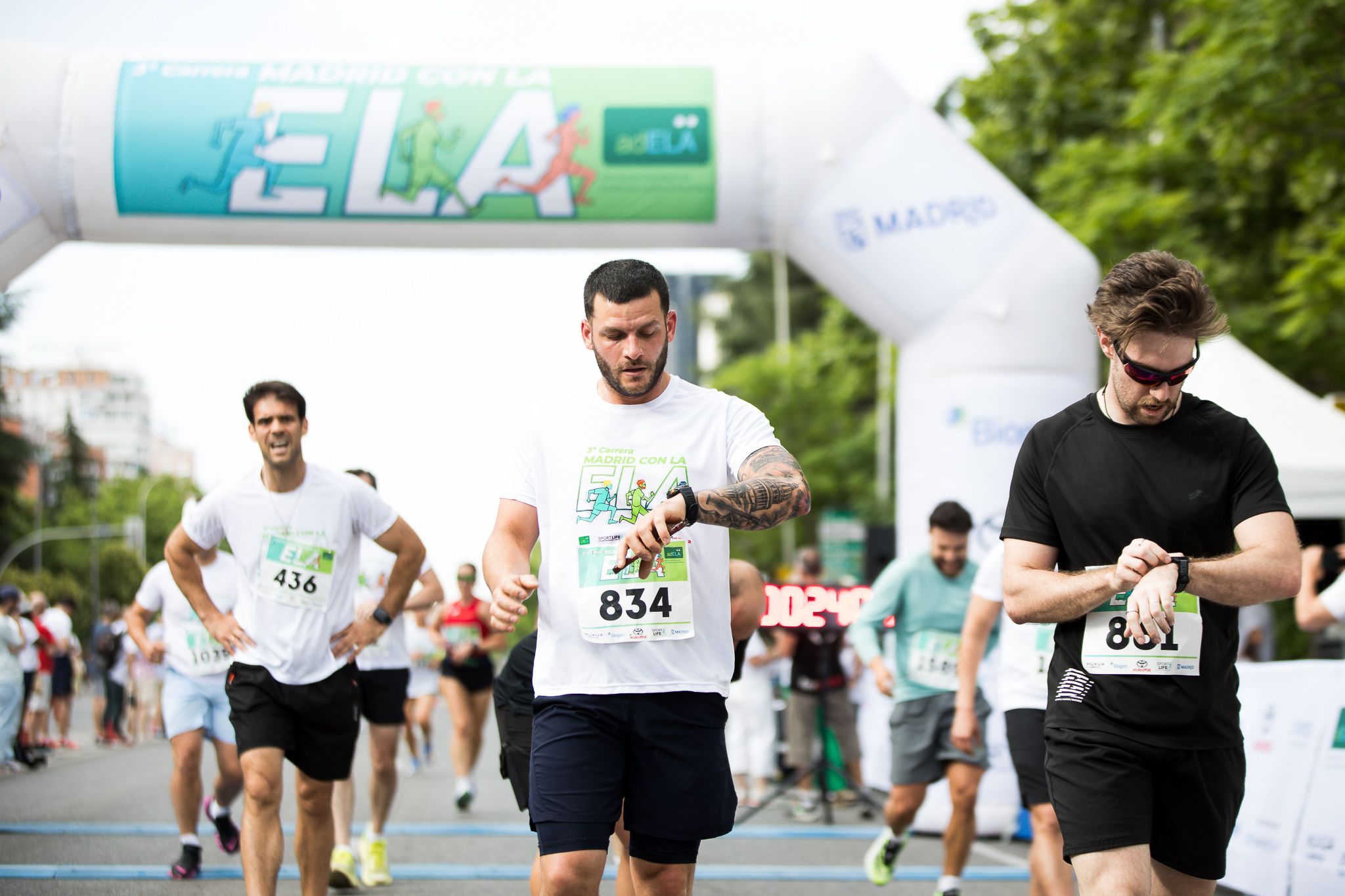 Fotos de la llegada a meta de la III Carrera Madrid con la ELA. LateMiLente 53