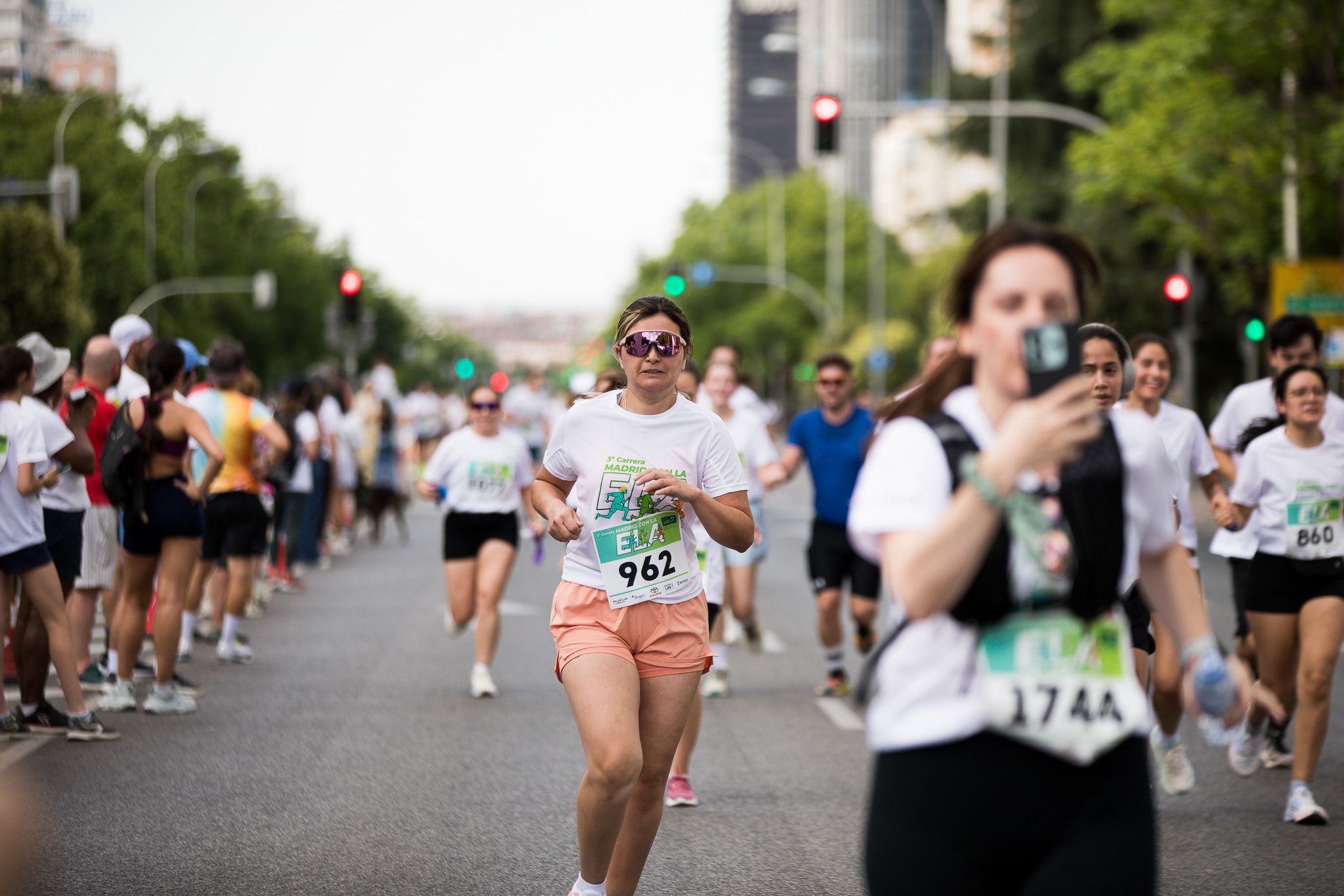 Fotos de la llegada a meta de la III Carrera Madrid con la ELA. LateMiLente 203