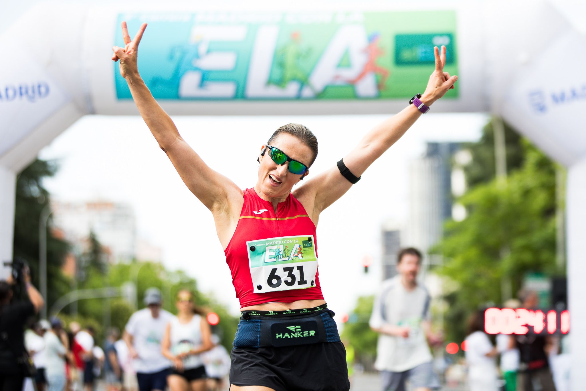 Fotos de la llegada a meta de la III Carrera Madrid con la ELA. LateMiLente 56