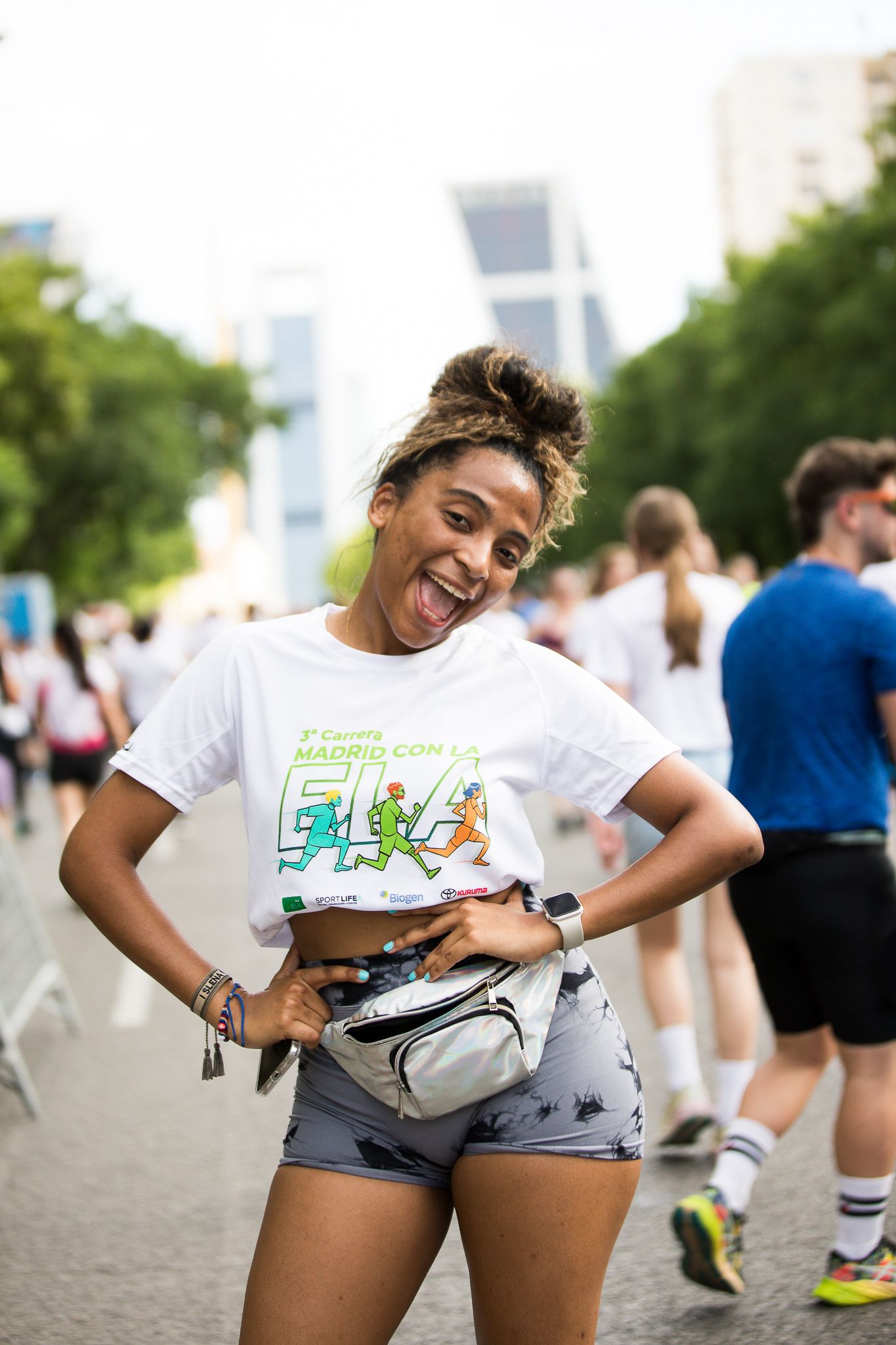 Fotos de la llegada a meta de la III Carrera Madrid con la ELA. LateMiLente 207