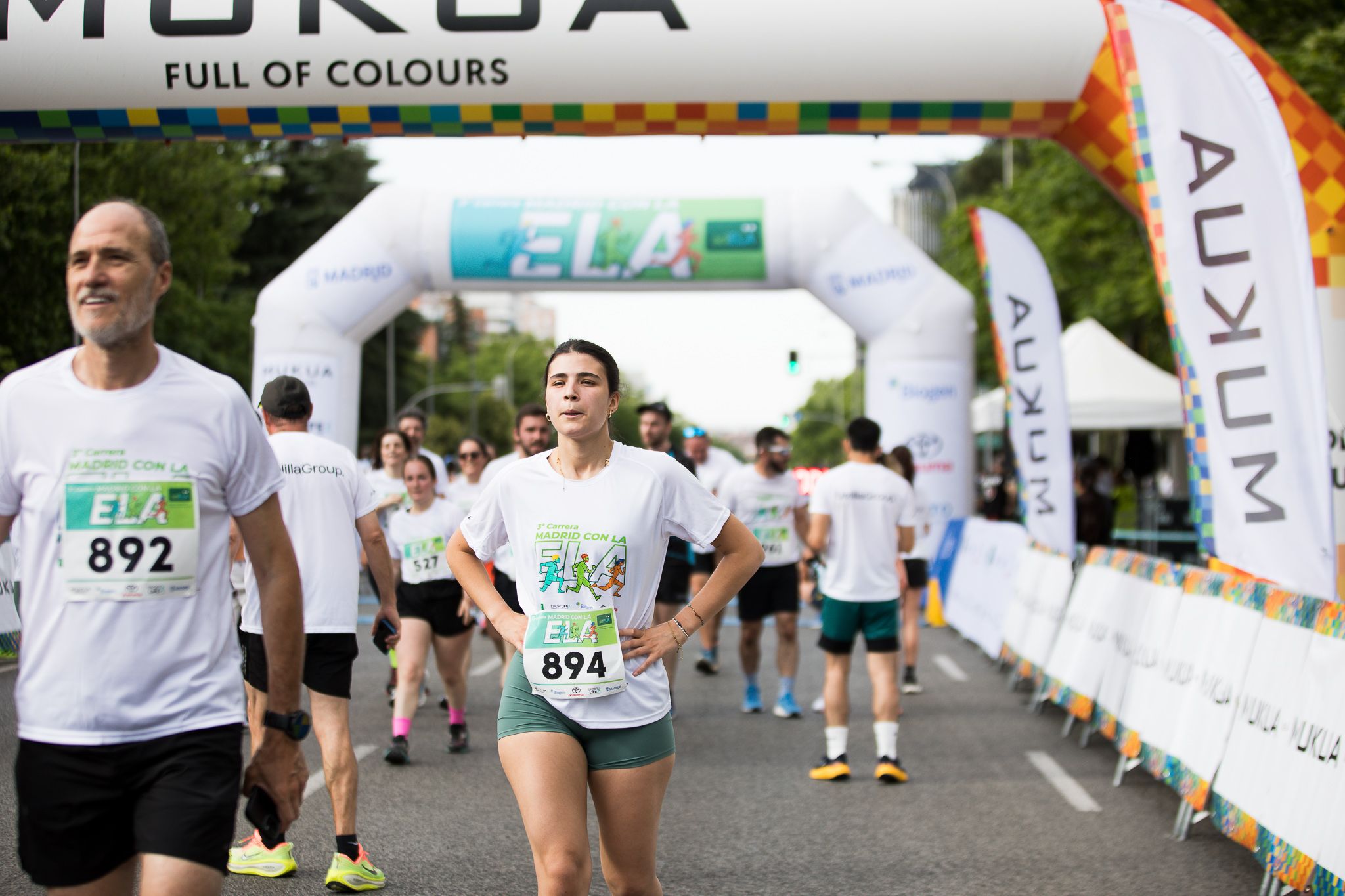 Fotos de la llegada a meta de la III Carrera Madrid con la ELA. LateMiLente 209