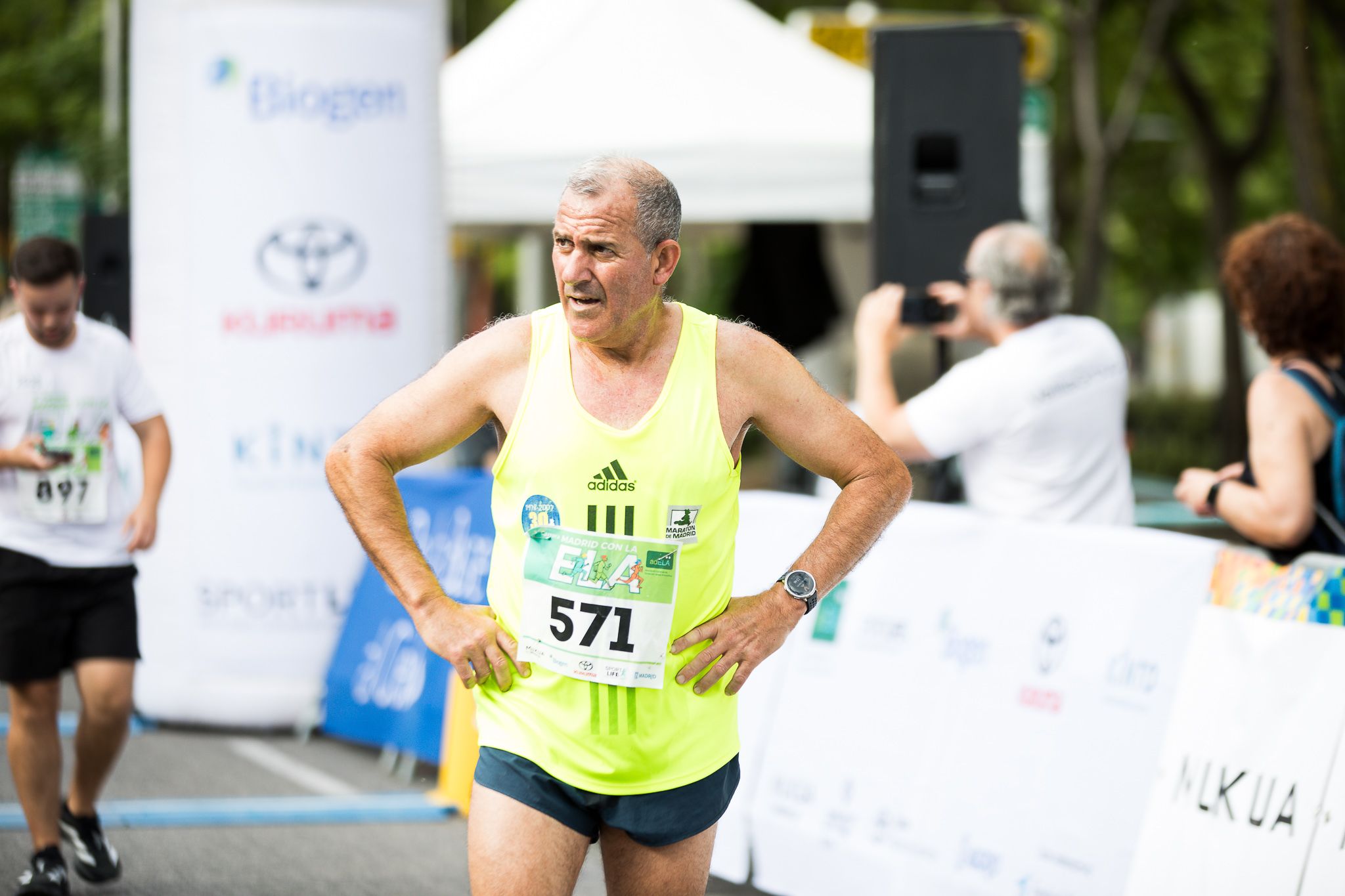 Fotos de la llegada a meta de la III Carrera Madrid con la ELA. LateMiLente 62