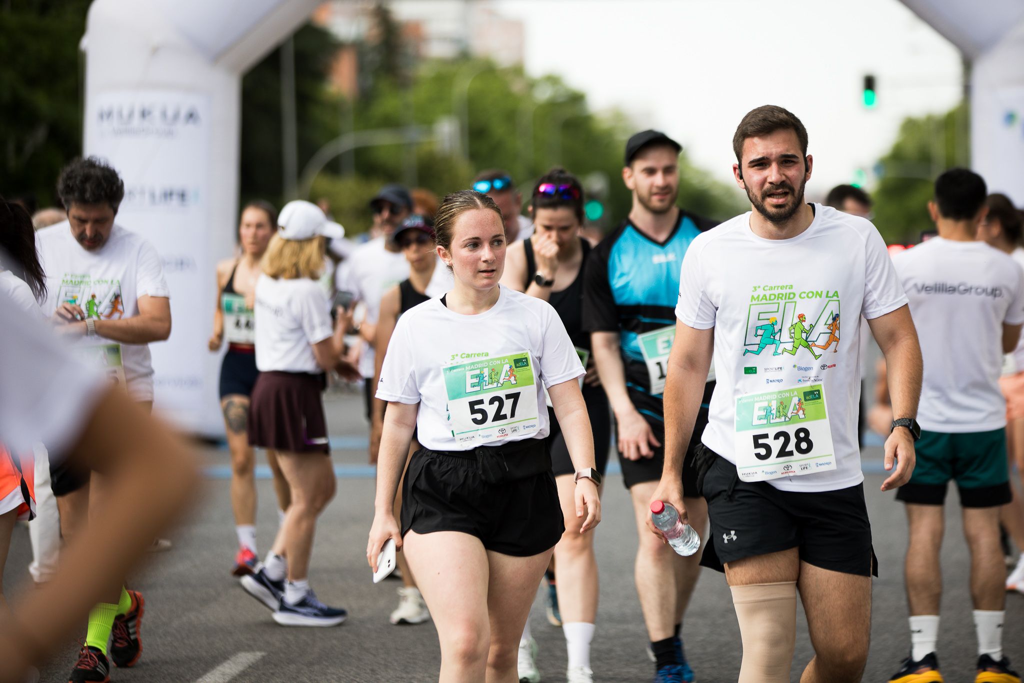 Fotos de la llegada a meta de la III Carrera Madrid con la ELA. LateMiLente 210
