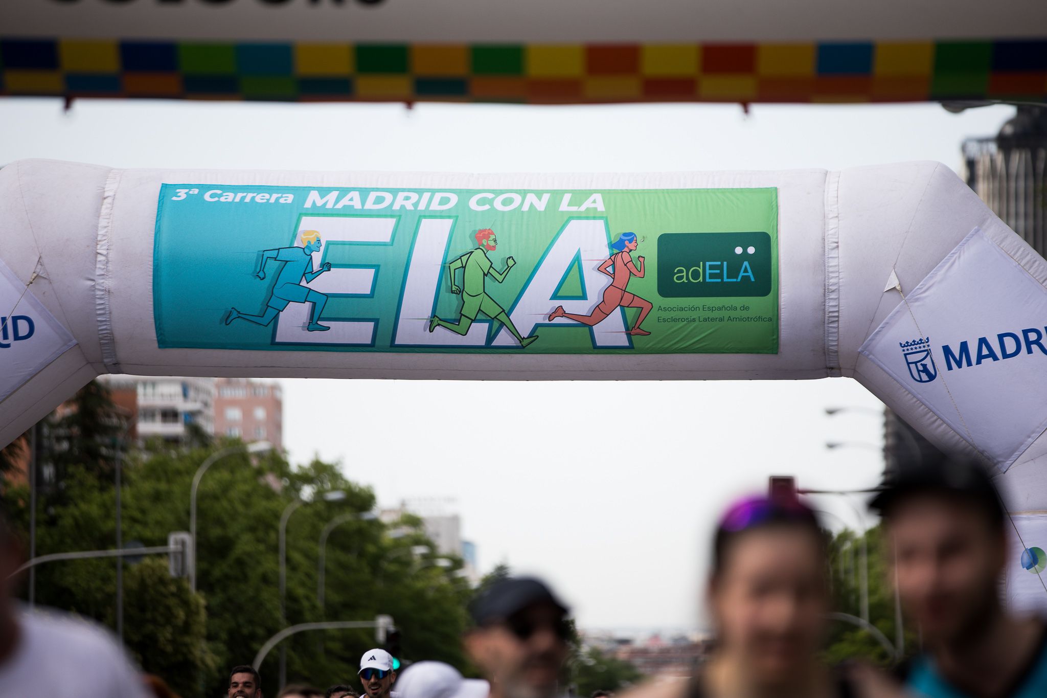 Fotos de la llegada a meta de la III Carrera Madrid con la ELA. LateMiLente 211