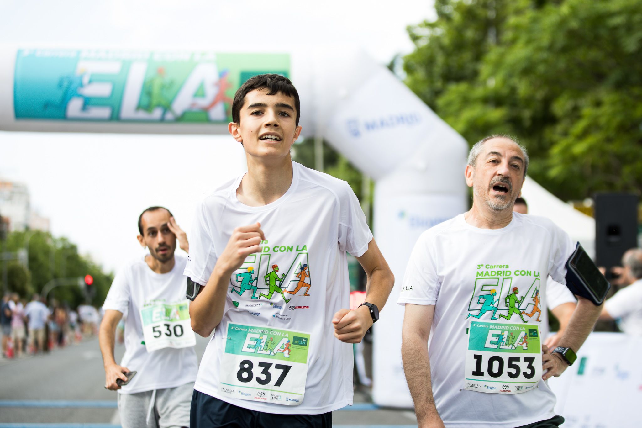 Fotos de la llegada a meta de la III Carrera Madrid con la ELA. LateMiLente 65