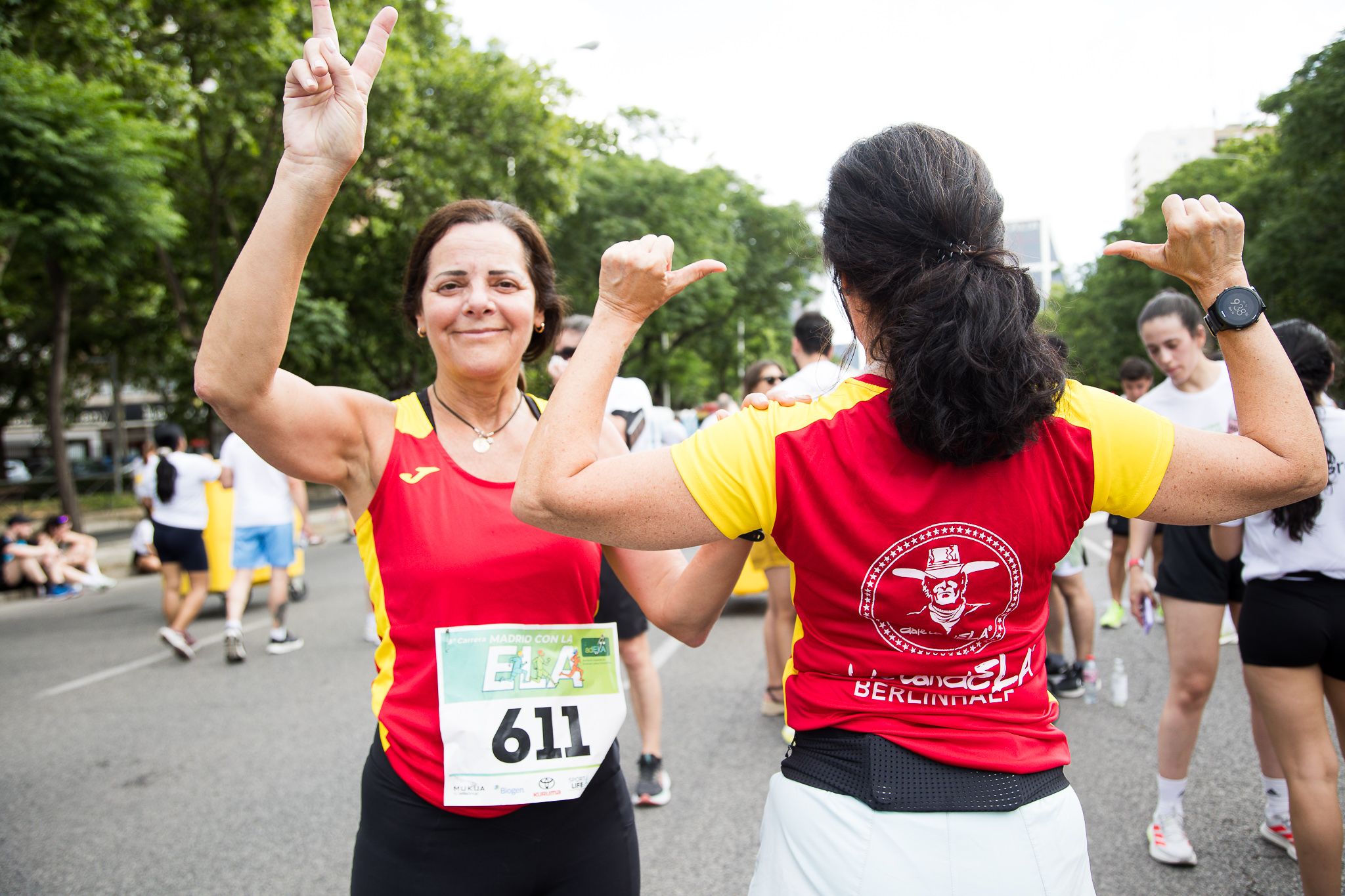 Fotos de la llegada a meta de la III Carrera Madrid con la ELA. LateMiLente 215