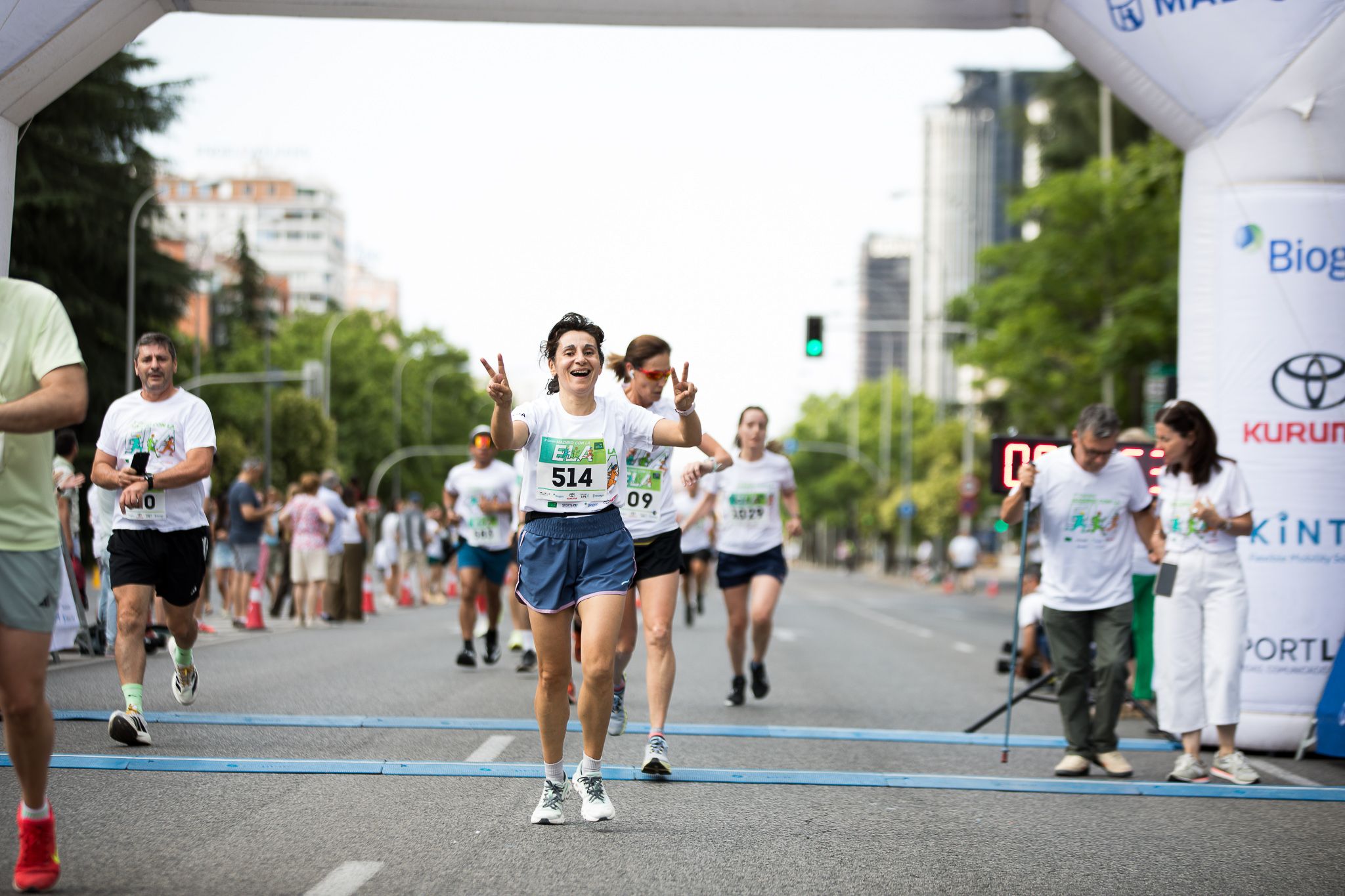 Fotos de la llegada a meta de la III Carrera Madrid con la ELA. LateMiLente 69