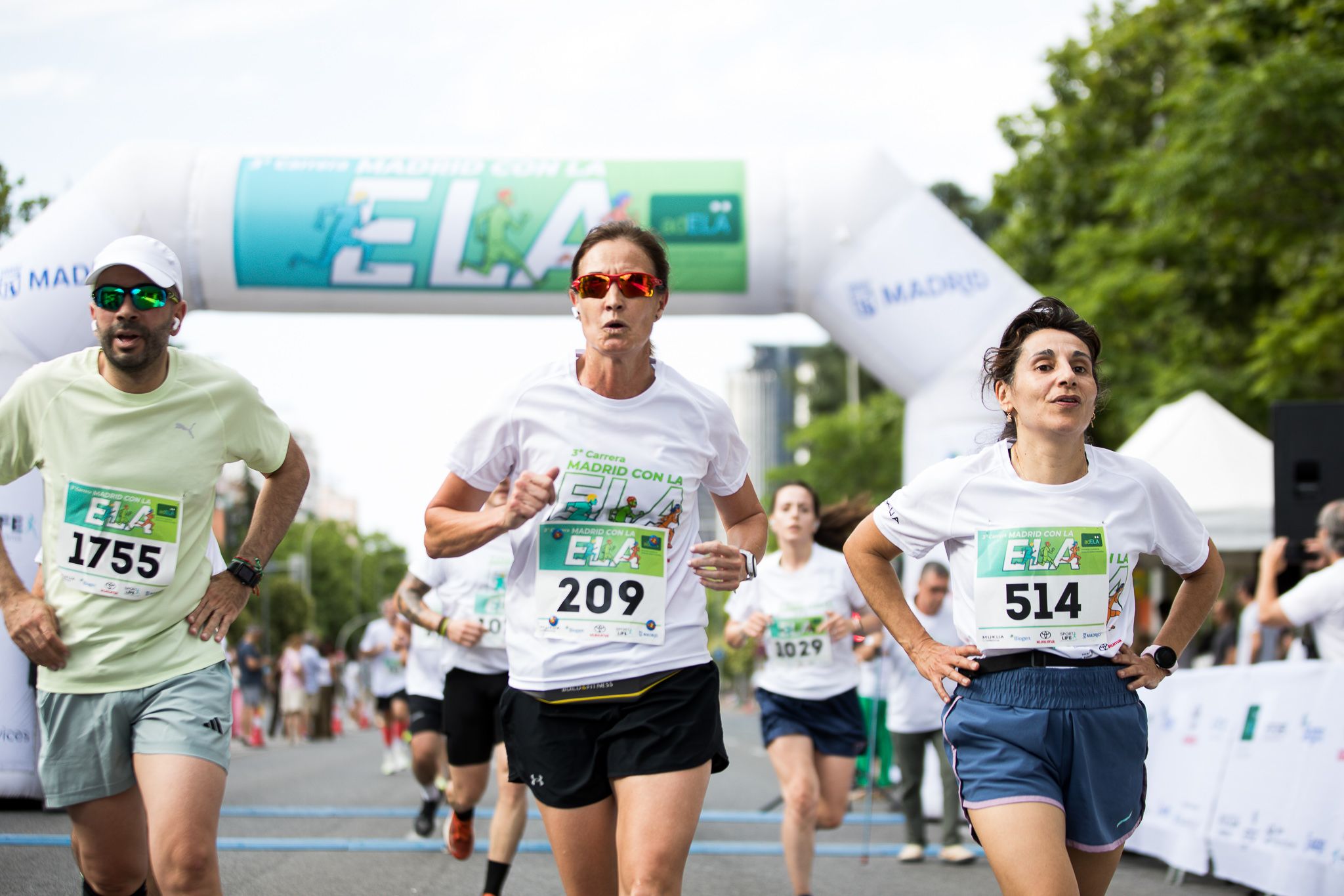 Fotos de la llegada a meta de la III Carrera Madrid con la ELA. LateMiLente 71