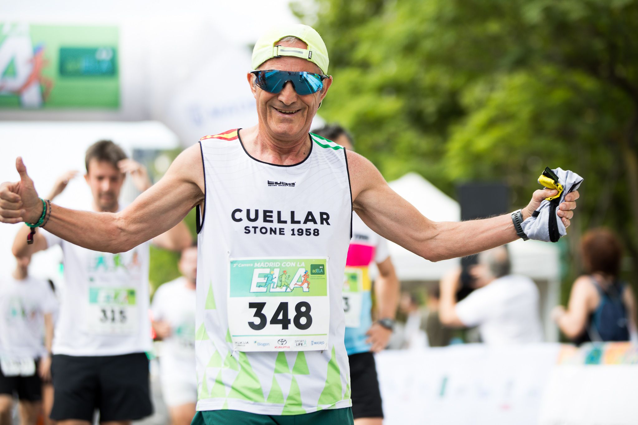 Fotos de la llegada a meta de la III Carrera Madrid con la ELA. LateMiLente 79