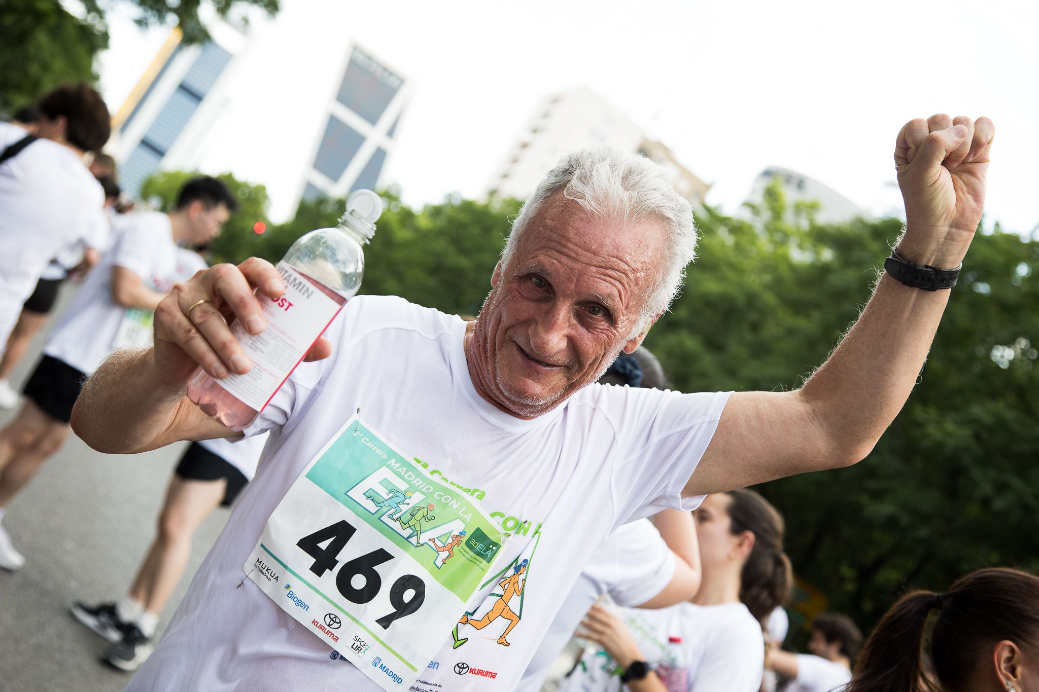 Fotos de la llegada a meta de la III Carrera Madrid con la ELA. LateMiLente 225