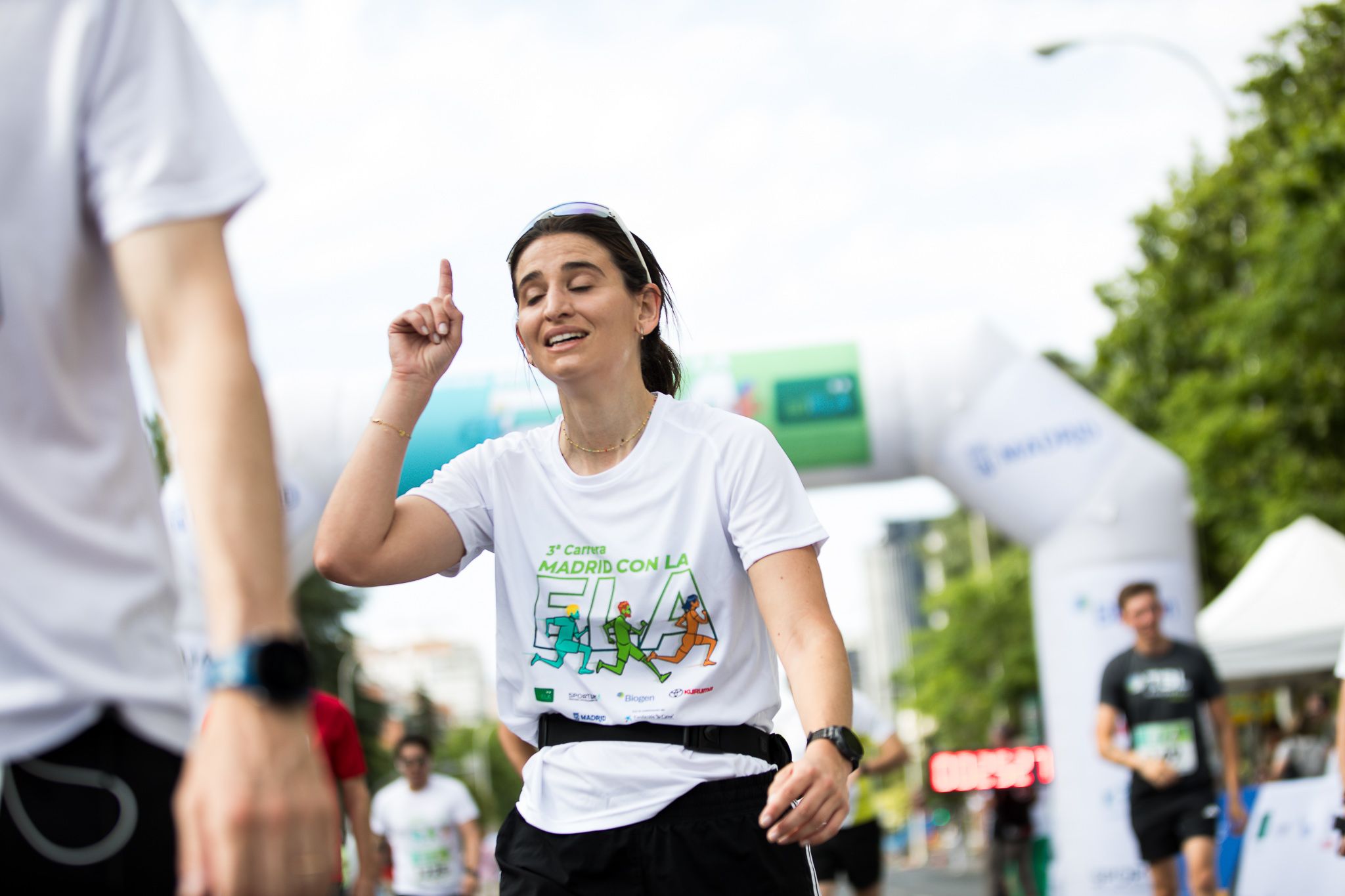 Fotos de la llegada a meta de la III Carrera Madrid con la ELA. LateMiLente 81