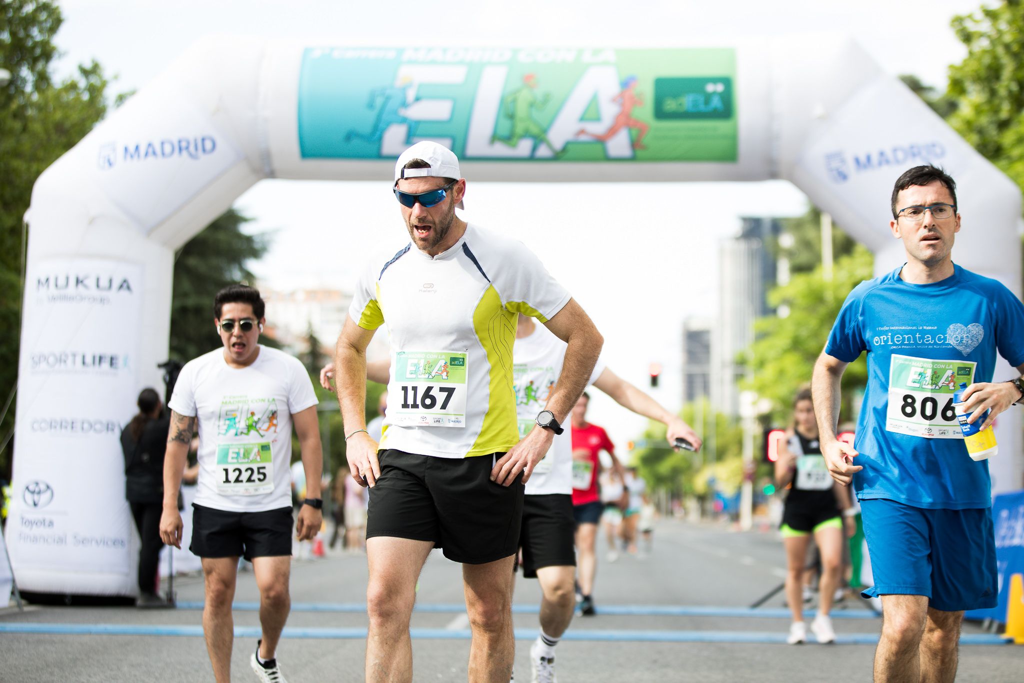 Fotos de la llegada a meta de la III Carrera Madrid con la ELA. LateMiLente 83