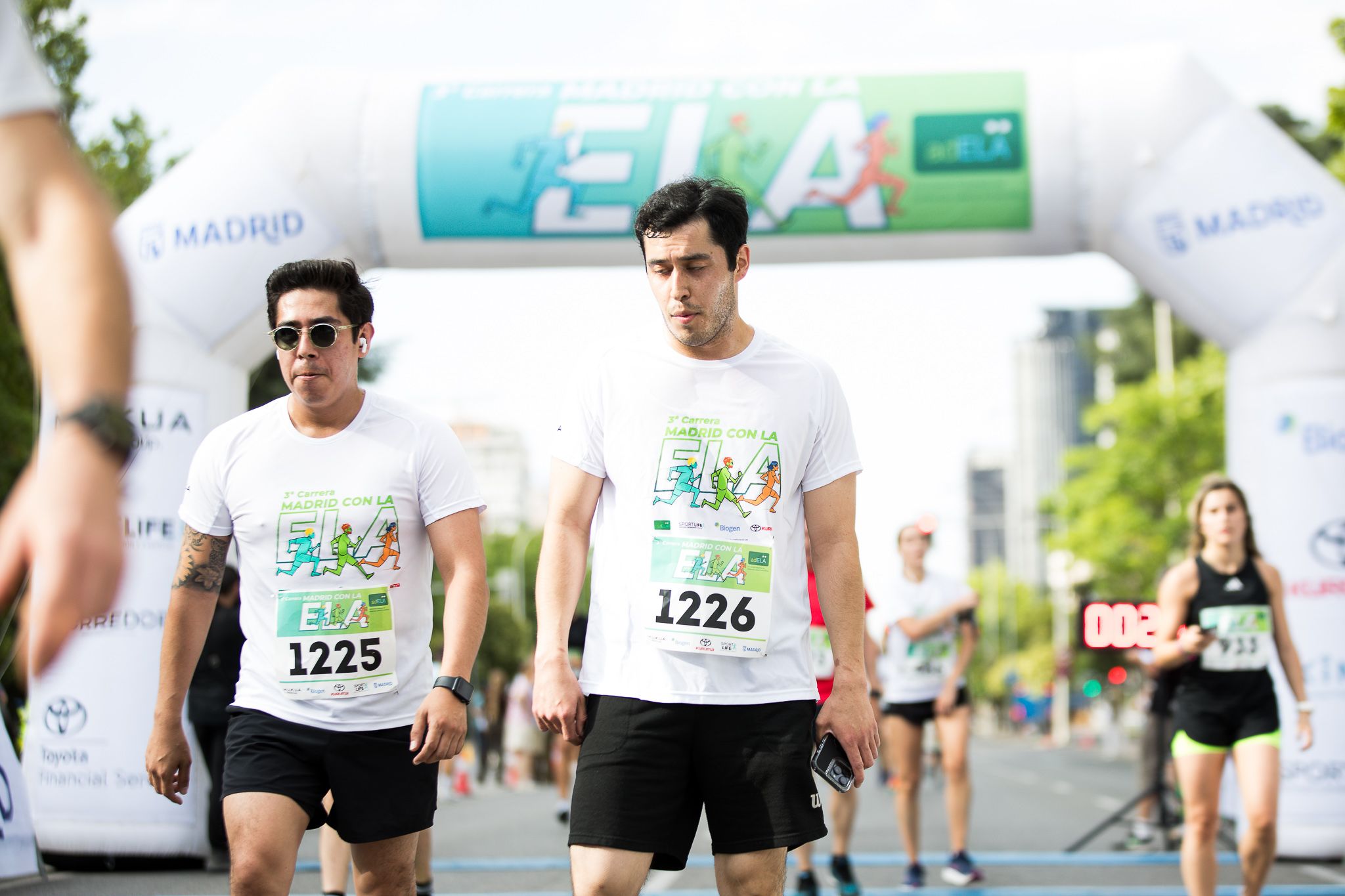 Fotos de la llegada a meta de la III Carrera Madrid con la ELA. LateMiLente 85