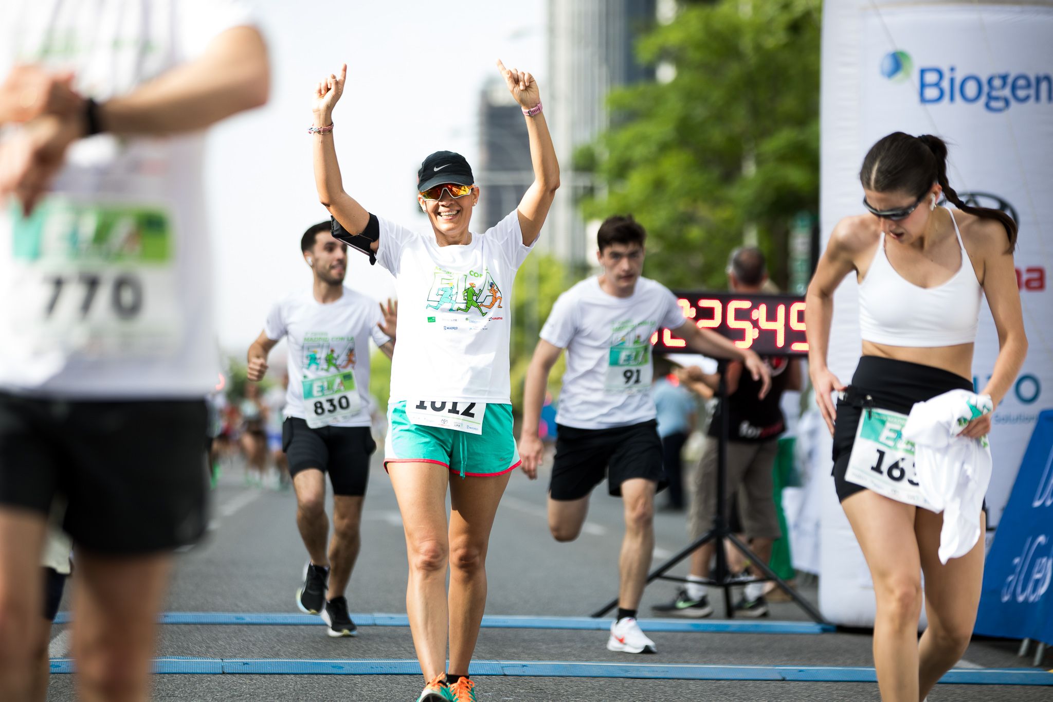 Fotos de la llegada a meta de la III Carrera Madrid con la ELA. LateMiLente 88