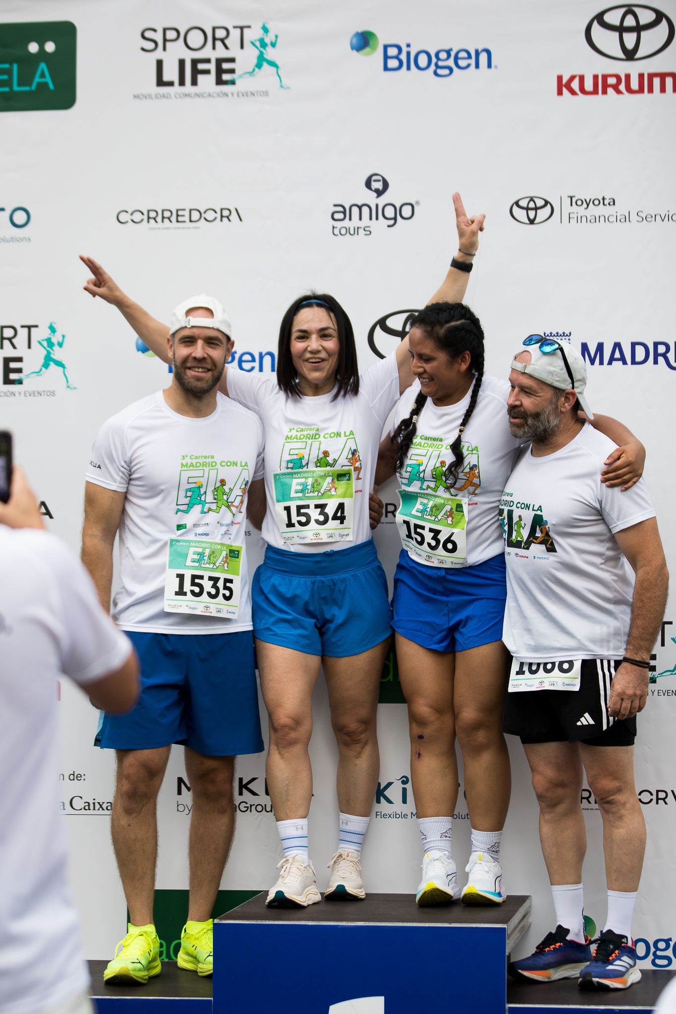 Fotos de la llegada a meta de la III Carrera Madrid con la ELA. LateMiLente 237