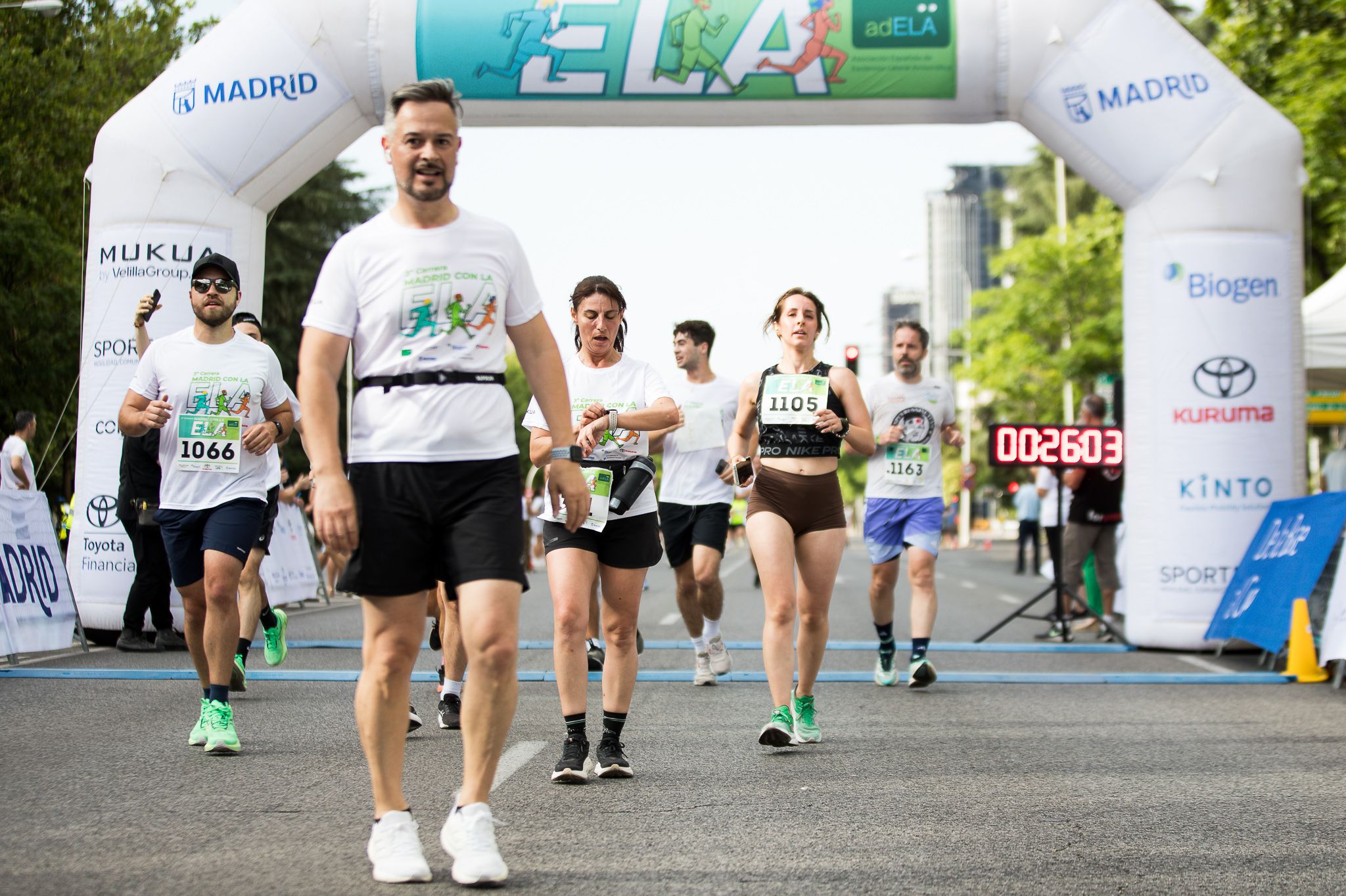 Fotos de la llegada a meta de la III Carrera Madrid con la ELA. LateMiLente 92