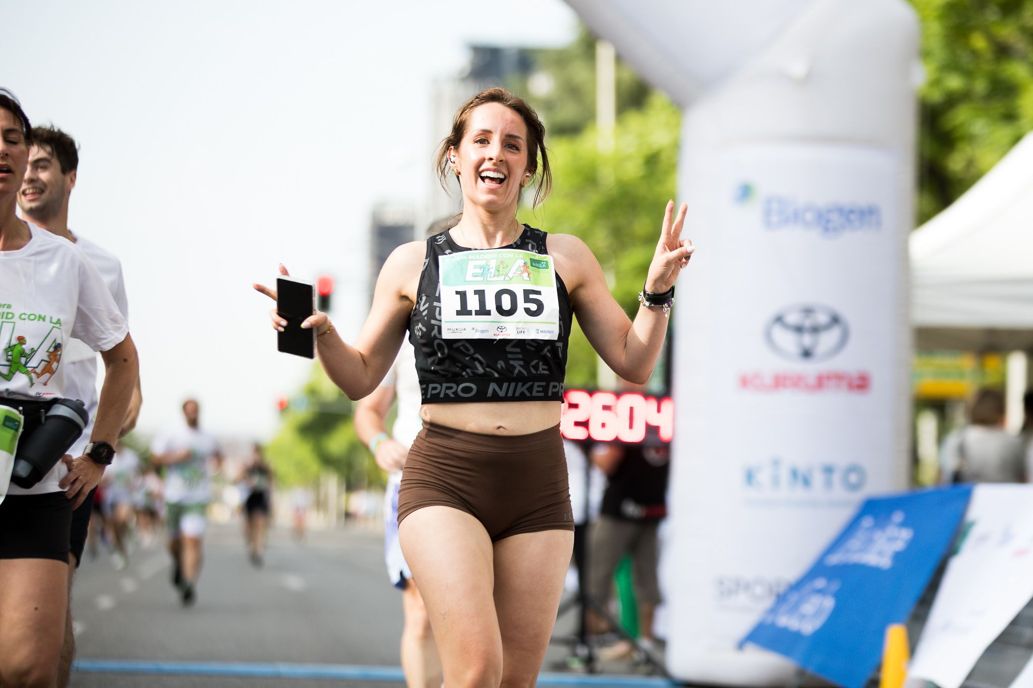 Fotos de la llegada a meta de la III Carrera Madrid con la ELA. LateMiLente 93