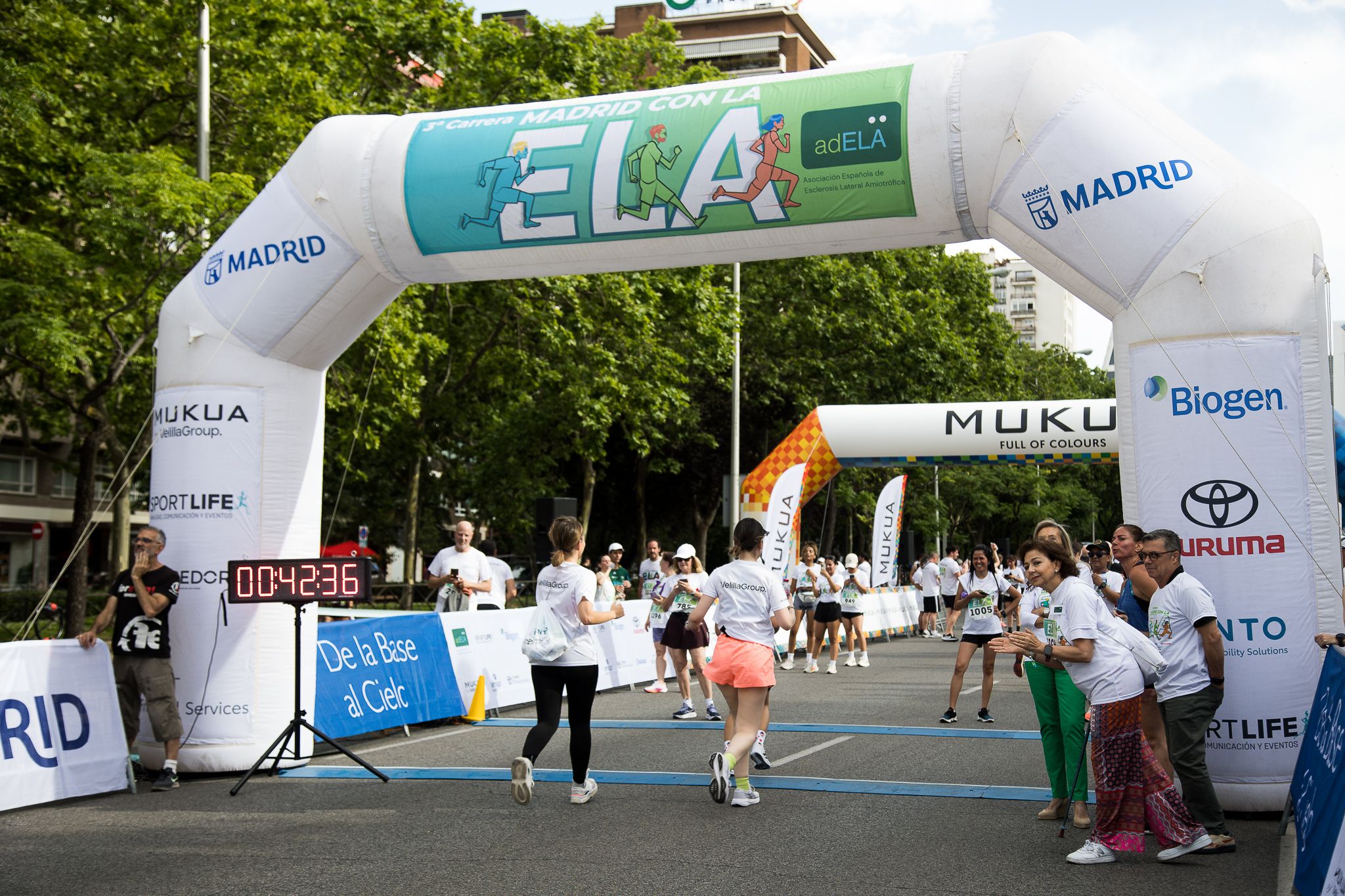 Fotos de la llegada a meta de la III Carrera Madrid con la ELA. LateMiLente 241