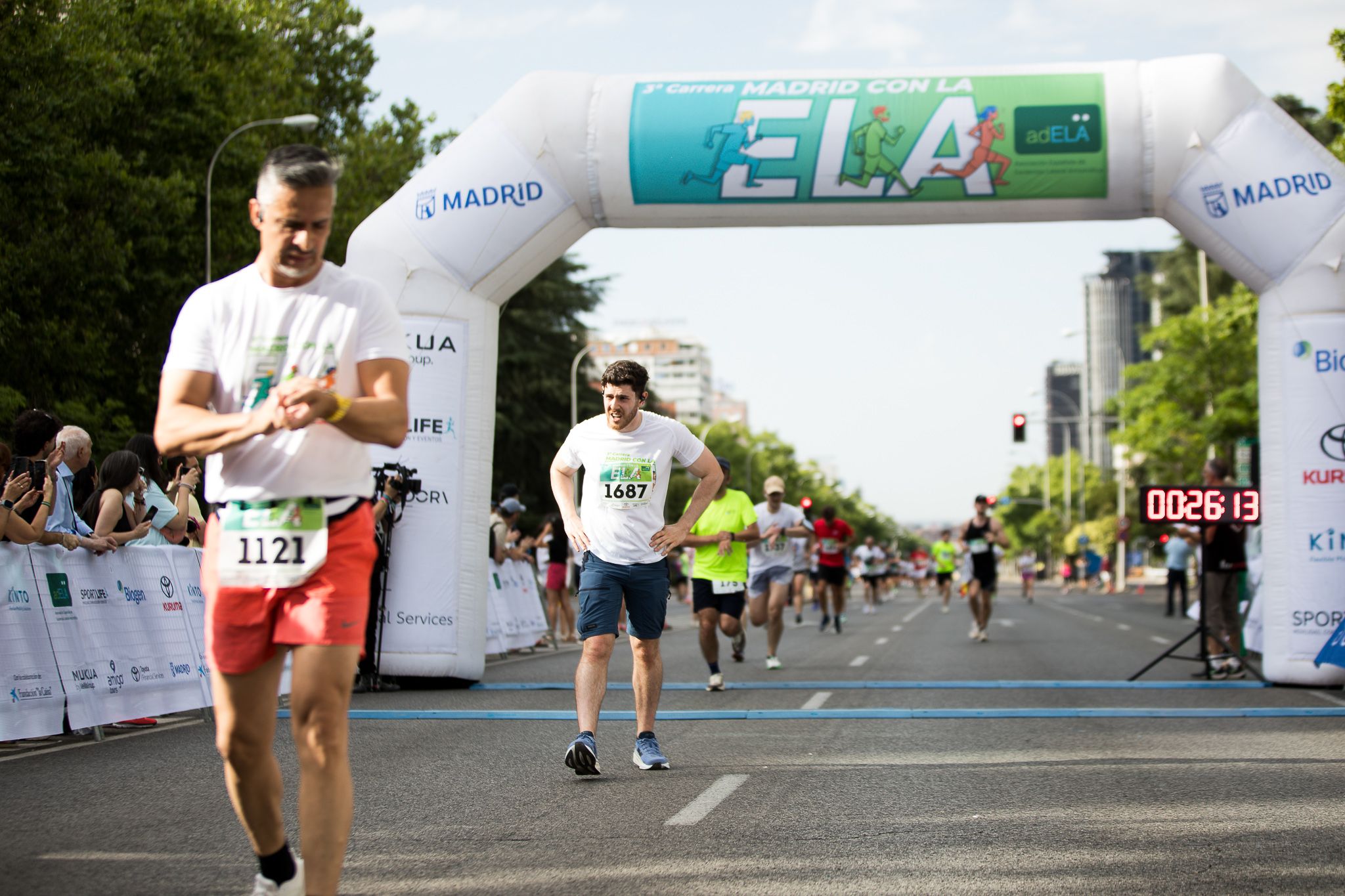 Fotos de la llegada a meta de la III Carrera Madrid con la ELA. LateMiLente 99
